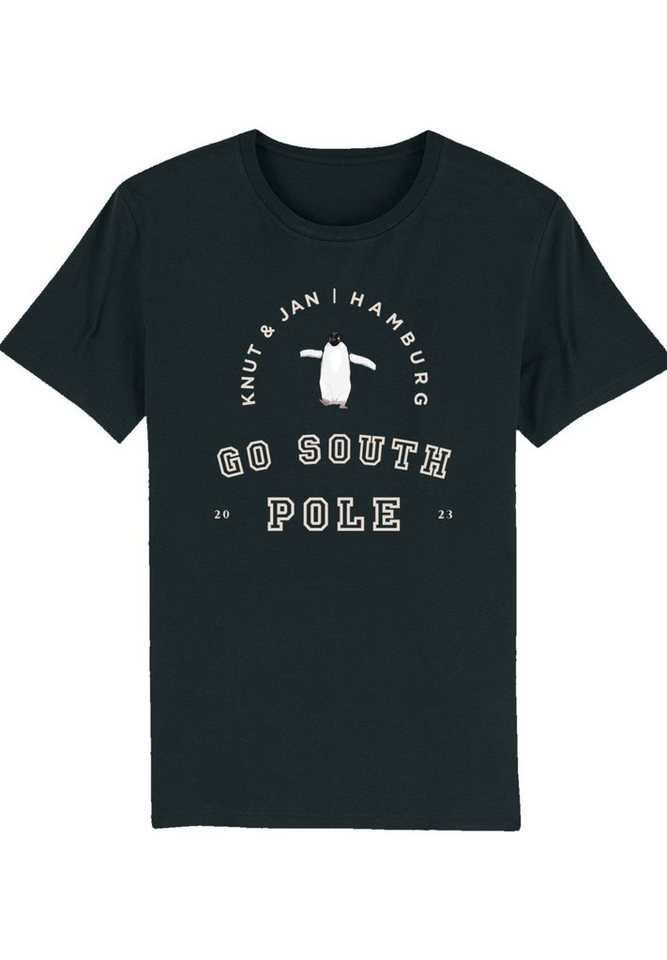 F4NT4STIC T-Shirt Pinguin Print, Hergestellt unter fairen Arbeitsbedingungen