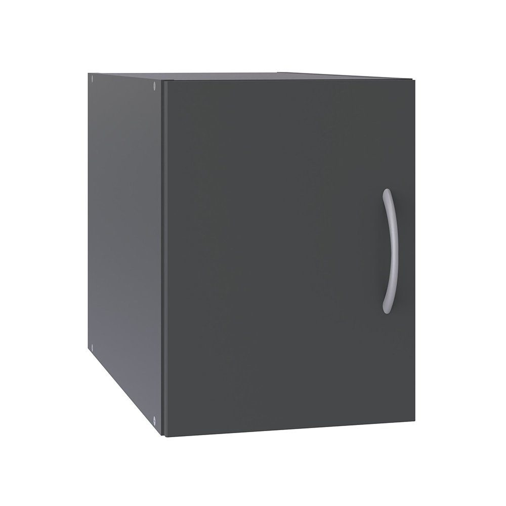 Lomadox Aufsatzschrank MIAMI-43 graphit, Tür rechts oder links, ca. 40/40/40 cm