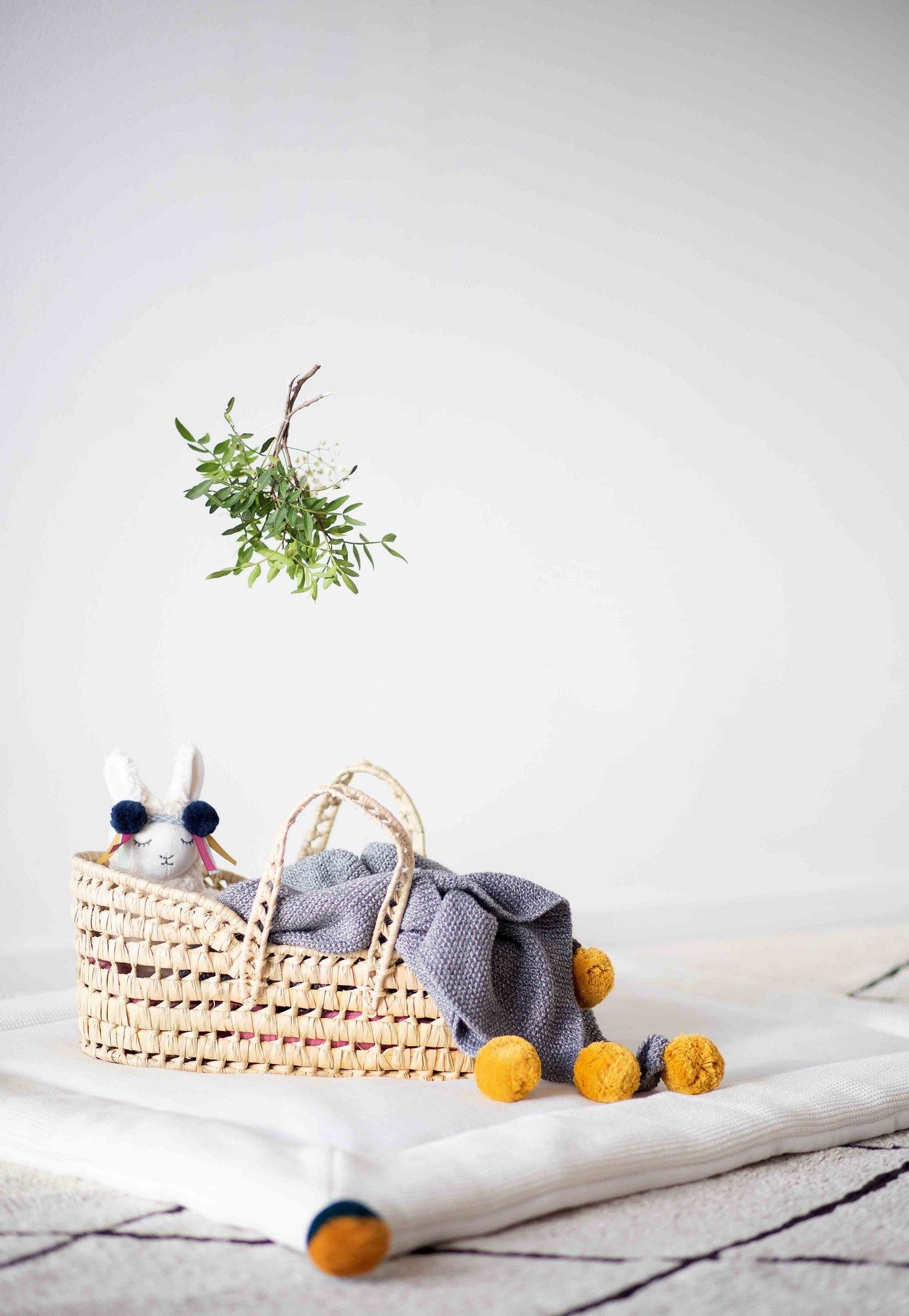 kikadu Aufbewahrungskorb Großer Puppenkorb, aus handgefertigten Palmblätter günstig online kaufen