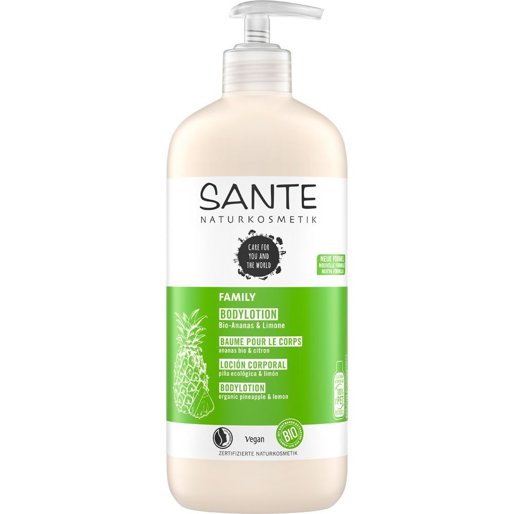 Bodylotion FAMILY Bio-Ananas Limone