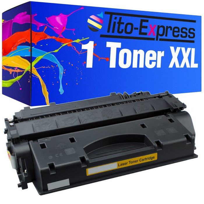Tito-Express PlatinumSerie Tonerpatrone Toner ersetzt HP CE505X 05X CE 505 X 05 X CE 505X Black