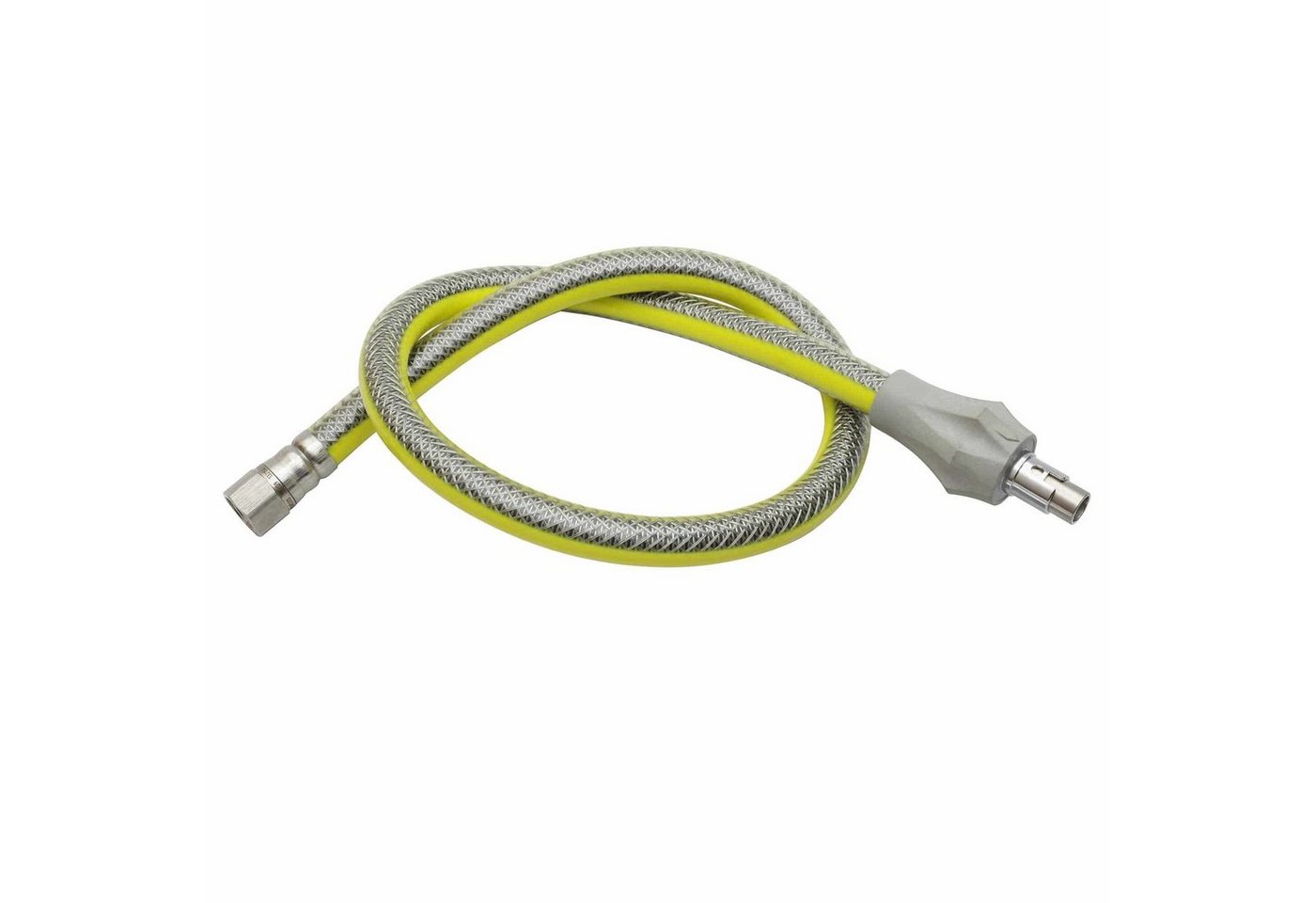 qpool24 Schlauch Flexo-Gas flexibler DVGW Gasschlauch, mit Schnellkupplung x 1/2" Festgewindemuffe