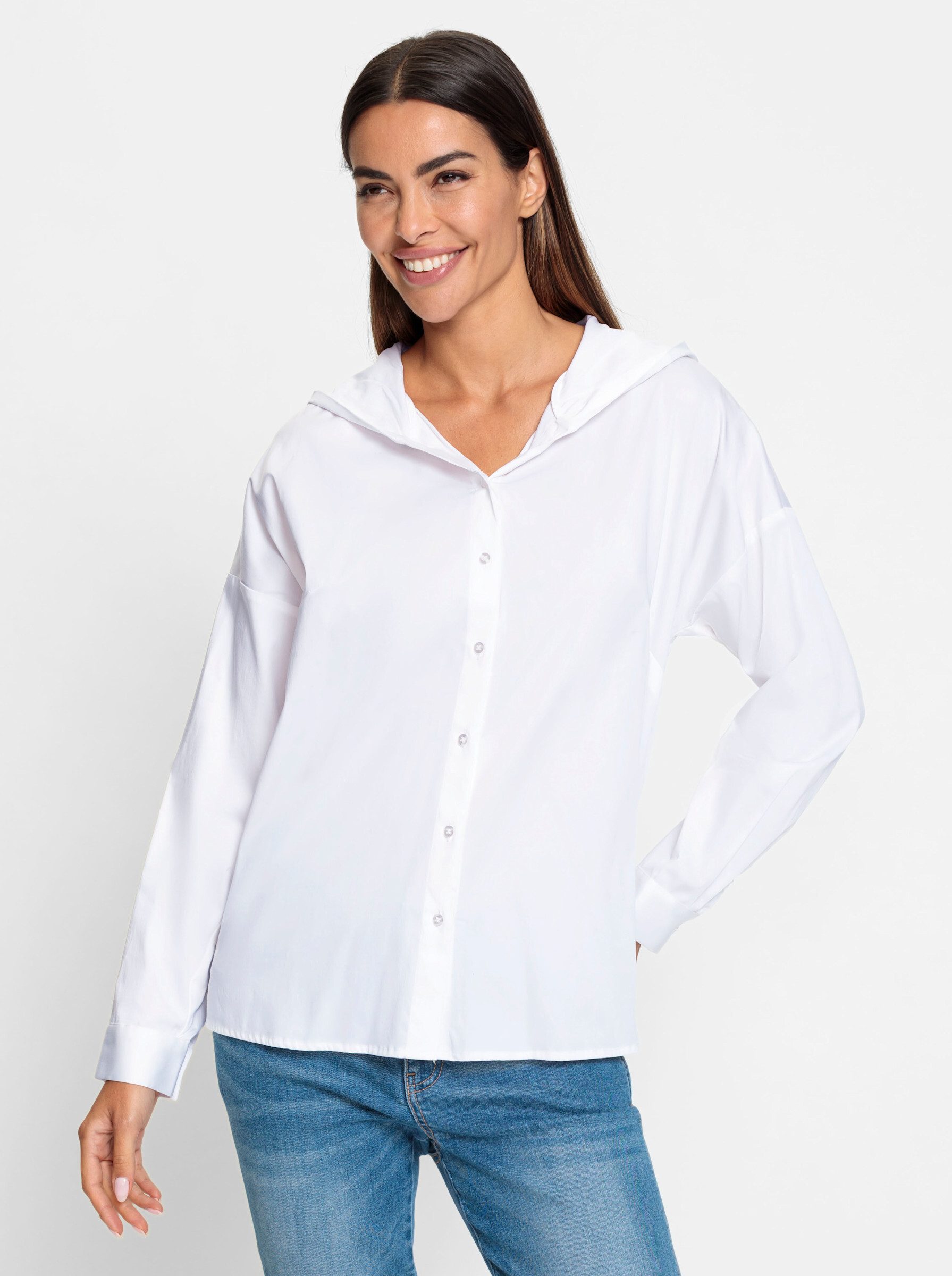 heine Klassische Bluse Langarmbluse . günstig online kaufen