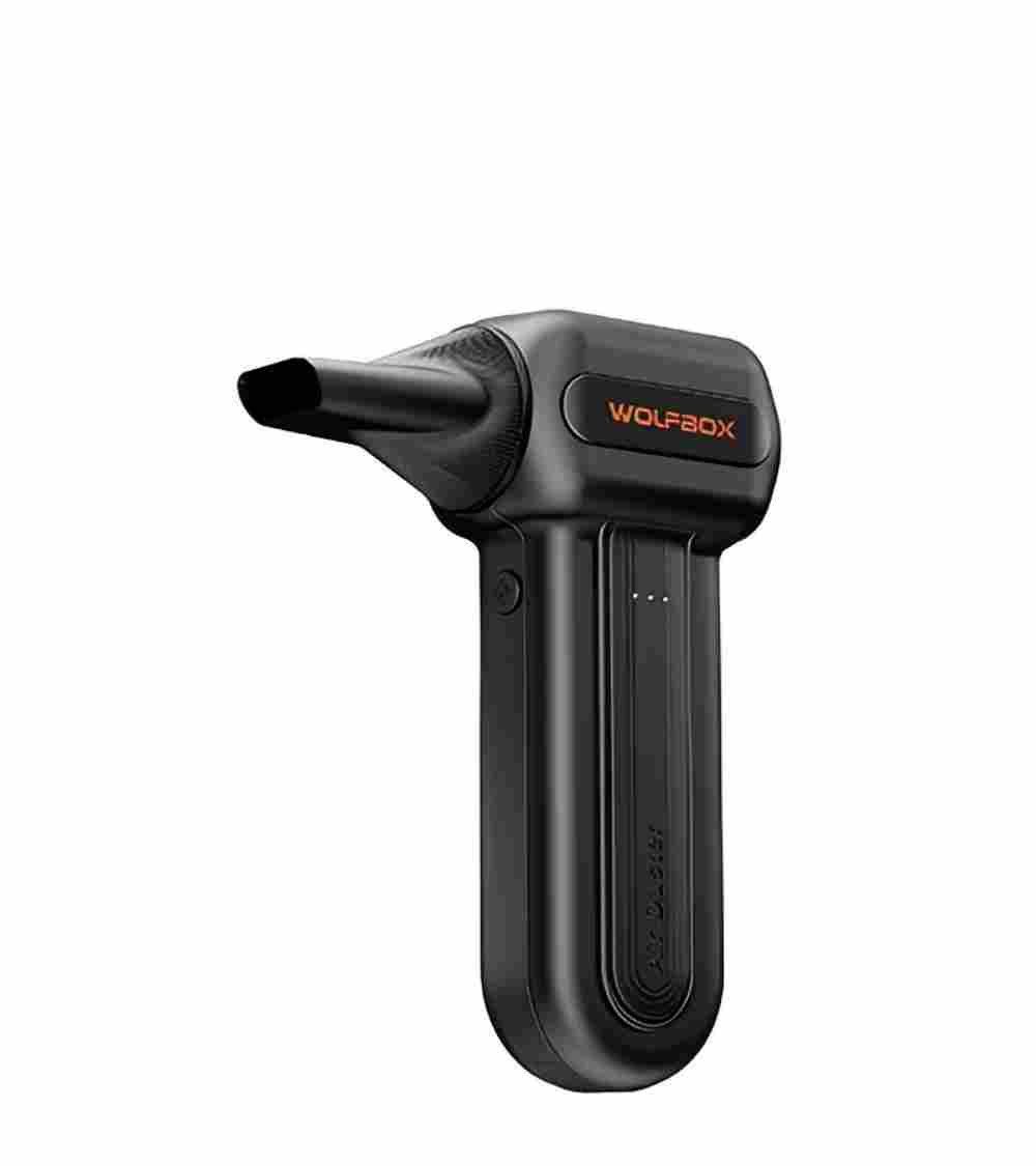 WOLFBOX Handstaubsauger MF60 Druckluftreiniger Mini Blower 3 Stufen für Auto Haus Tastatur