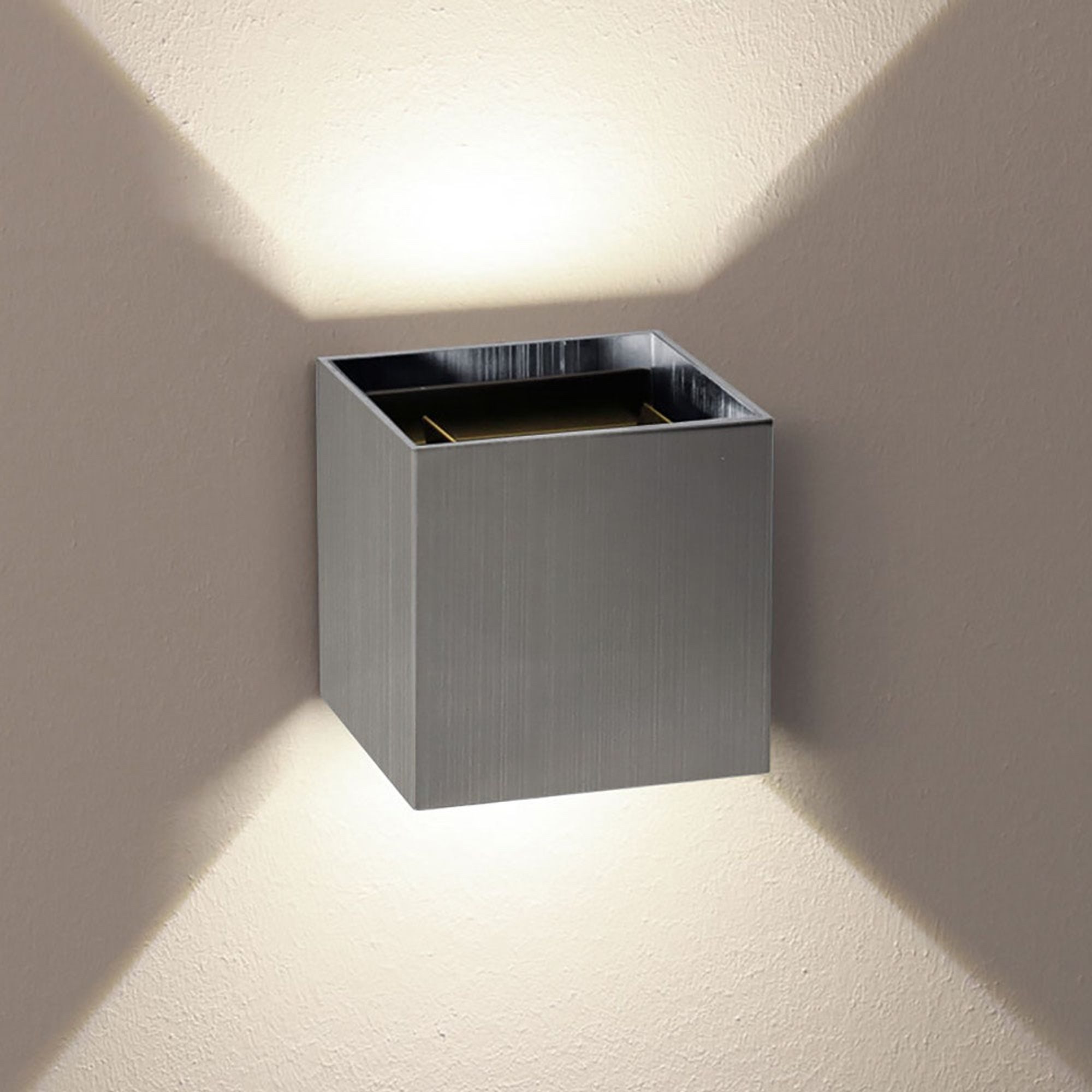 s.luce Wandleuchte LED High Power Wandlampe Ixa IP20 Blattgold, Warmweiß