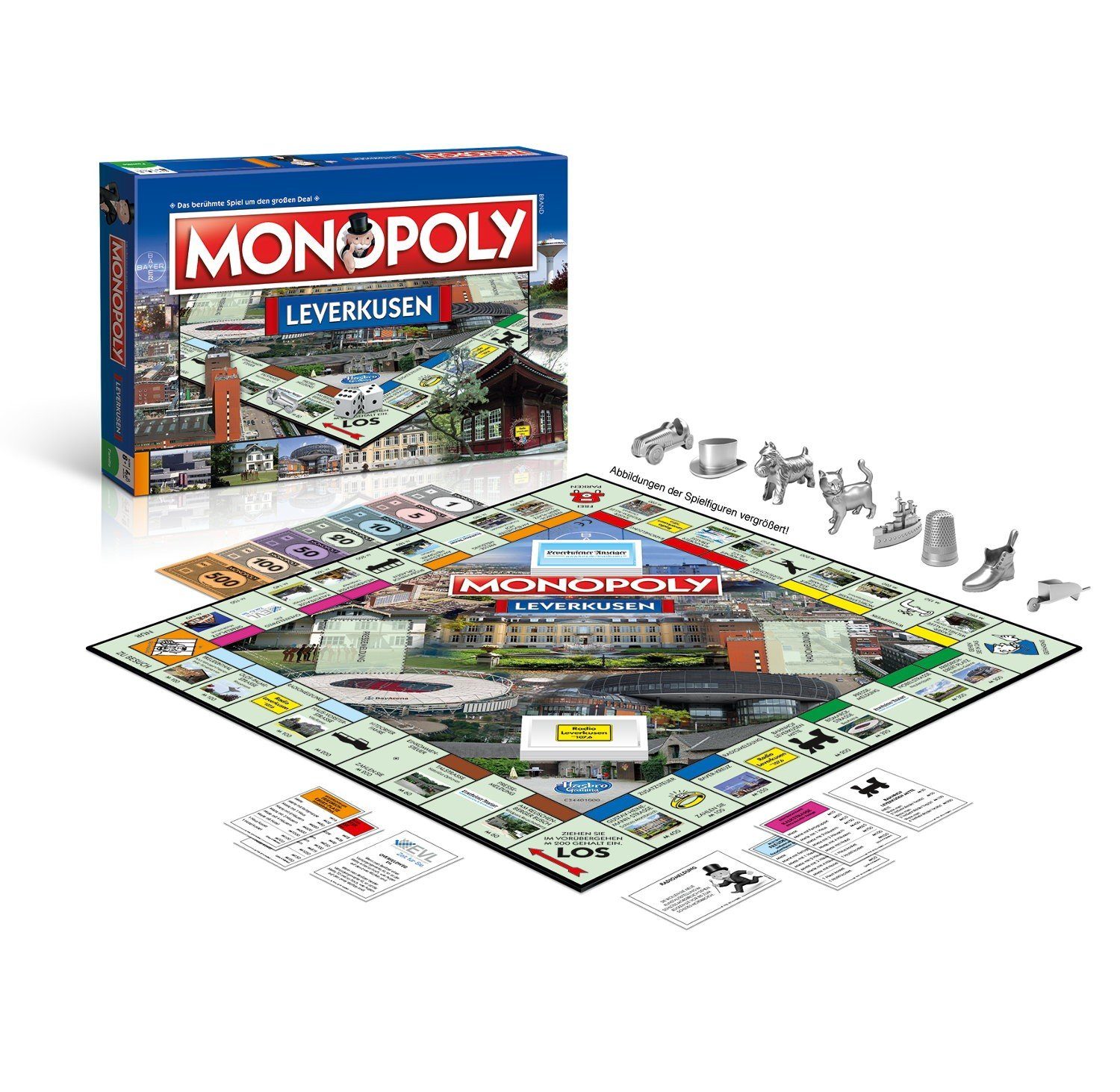 Winning Moves Spiel Monopoly Leverkusen, Brettspiel