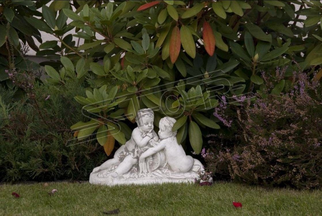 Skulptur Skulptur Kind Garten Statue JVmoebel Figur Design 24cm Figuren Statuen