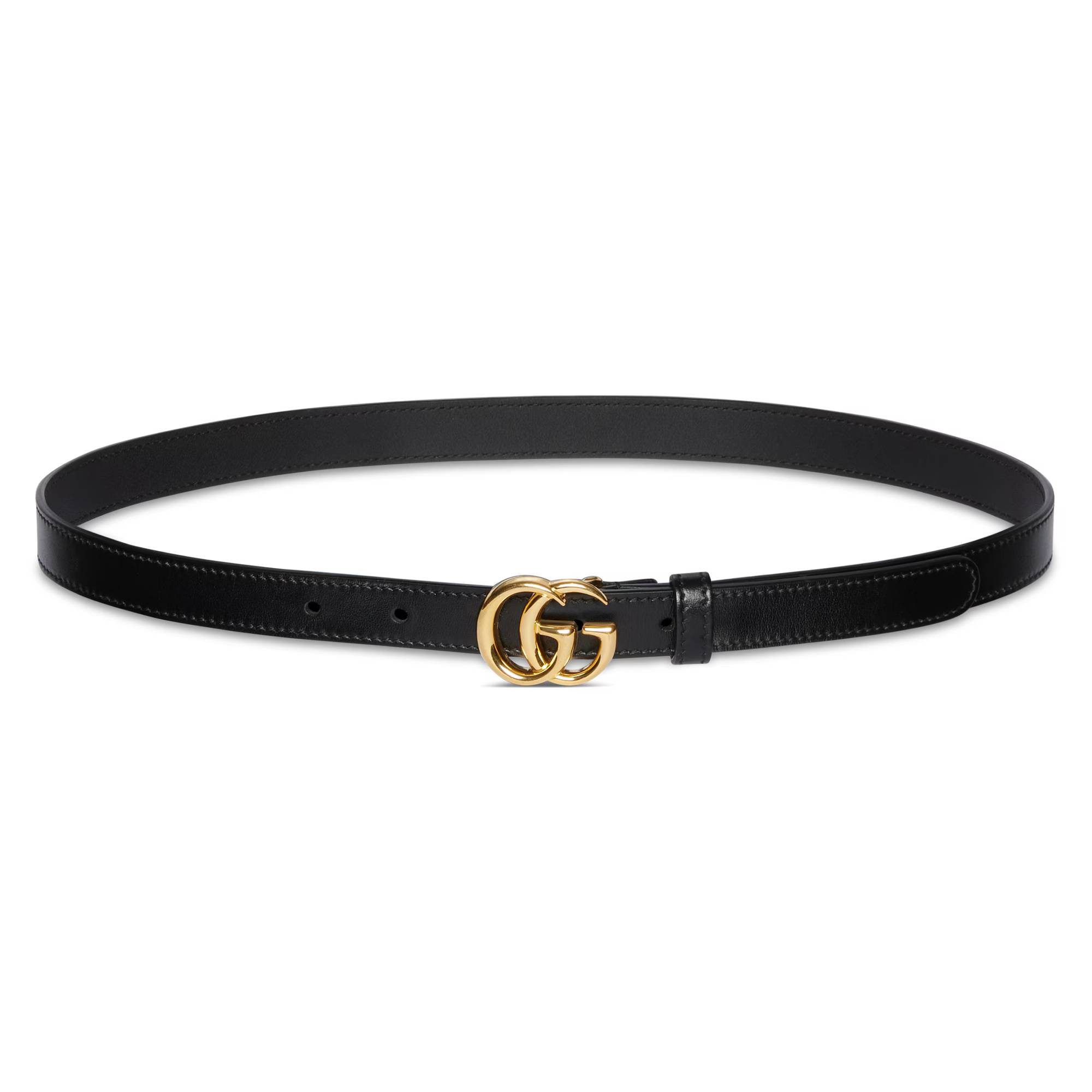 GUCCI Ledergürtel GG Marmont Thin Leather Belt