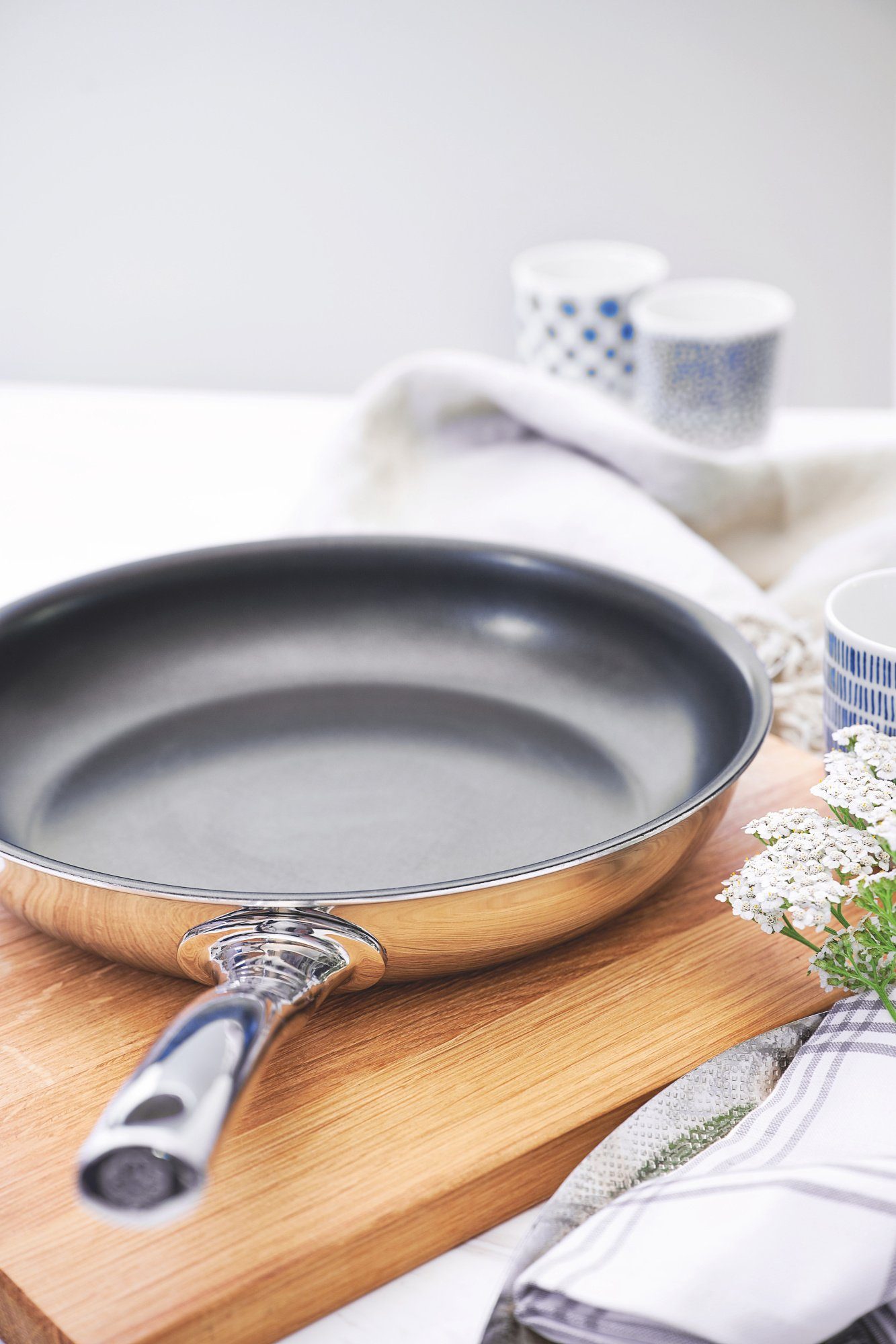 SCHULTE-UFER Bratpfanne XXStrong Skagen, Edelstahl (Einzelartikel, 1-tlg., 1 x Pfanne), Ø 20 cm
