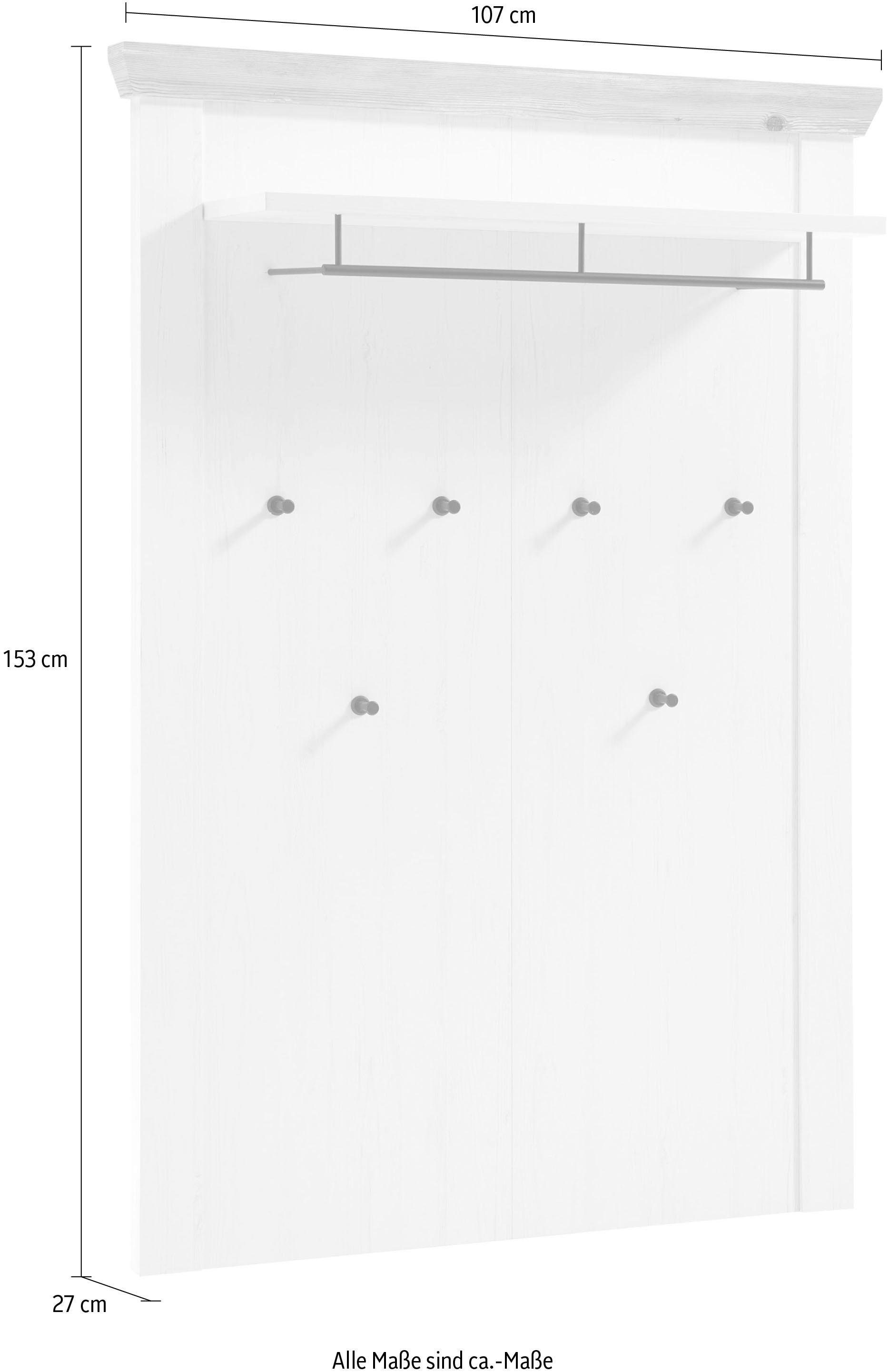 Home affaire Garderobenpaneel Florenz, Breite ca. 107 cm – Bild 5 von 5