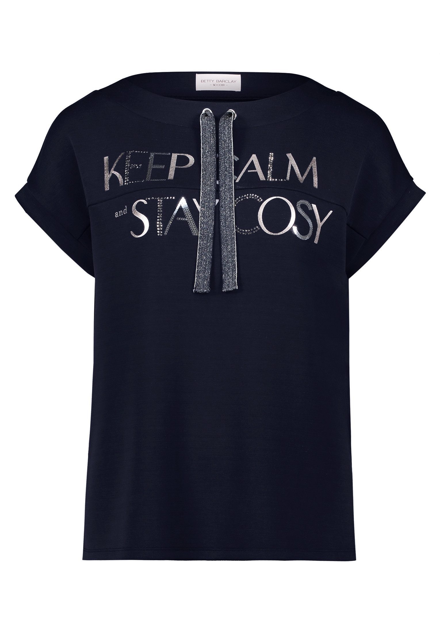 Kurzarmshirt Damen mit Strass