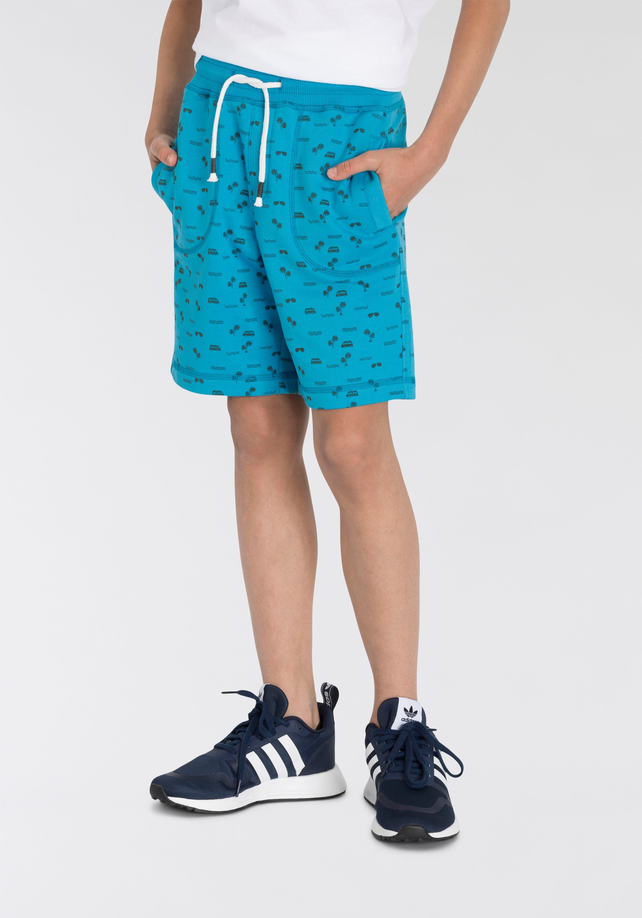 Scout Sweatshorts SUMMER (Packung, 2er-Pack) Seitentaschen mit