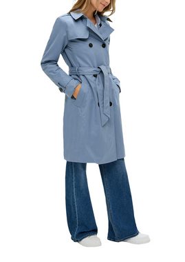 s.Oliver Trenchcoat mit Knopfleiste und Bindegürtel