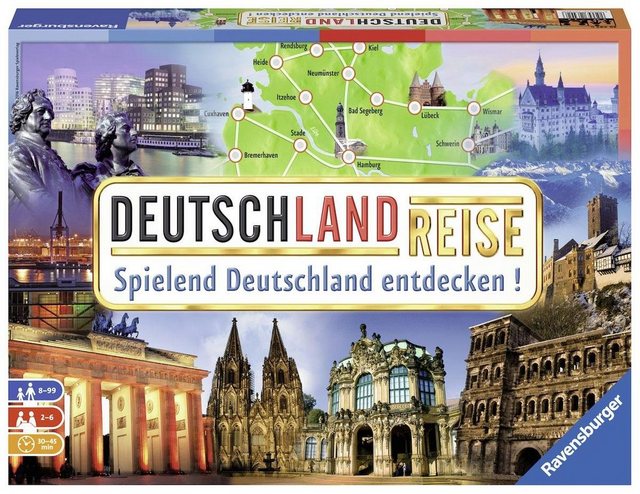Image of Ravensburger Spiel, »Deutschlandreise«, Made in Europe, FSC® - schützt Wald - weltweit