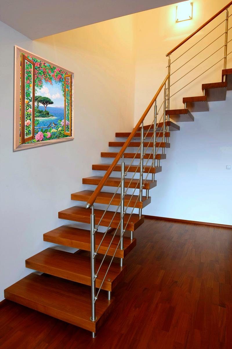 Home affaire Deco-Panel »A.DEL MISSIER / Sulla costa mediterranea«, 70/70 cm-HomeTrends