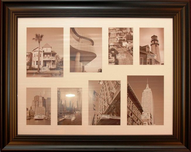 Home affaire Bilderrahmen »8 Bilder« 64/48 cm OTTO