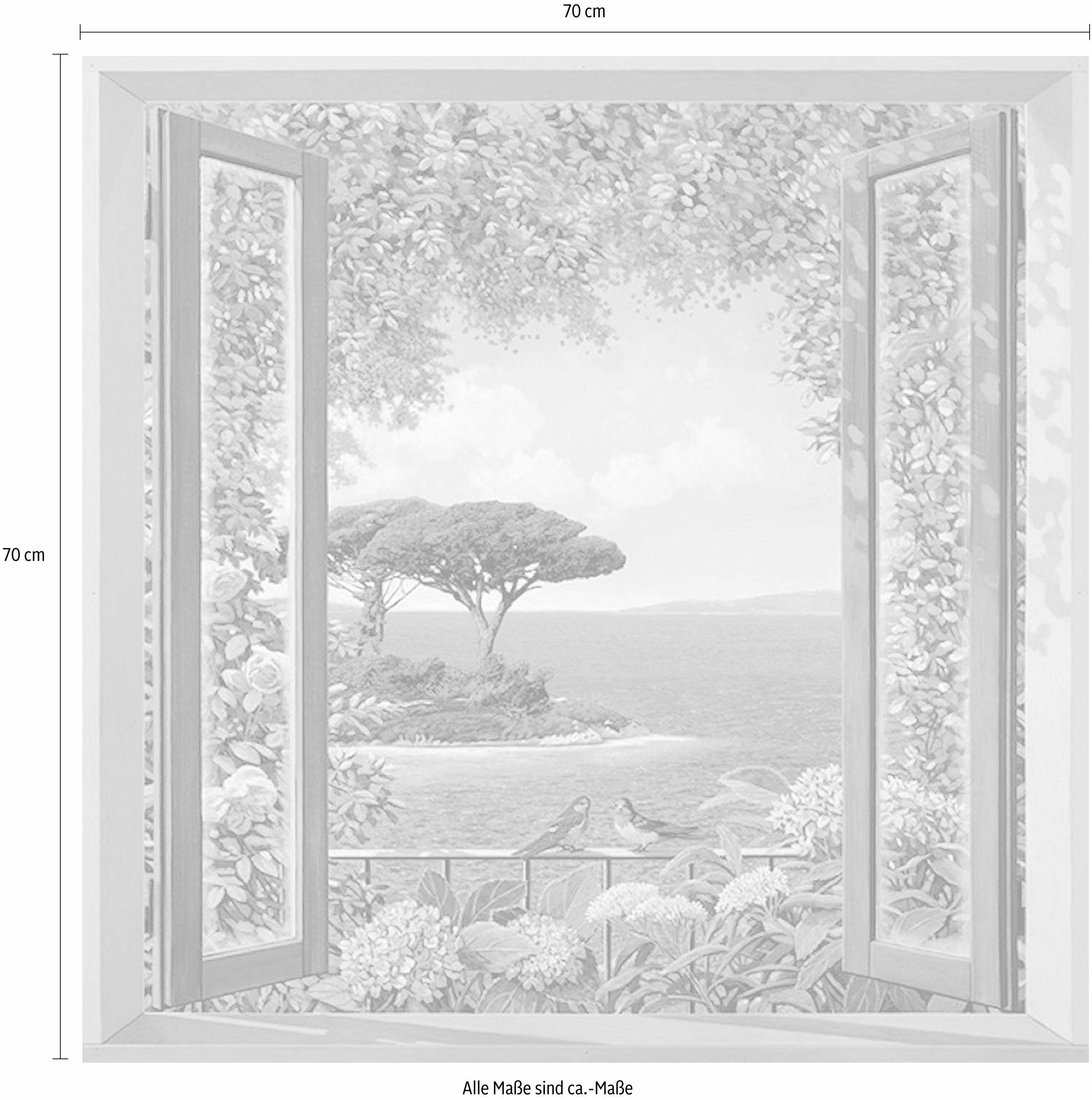 Home affaire Deco-Panel »A.DEL MISSIER / Sulla costa mediterranea«, 70/70 cm-Otto