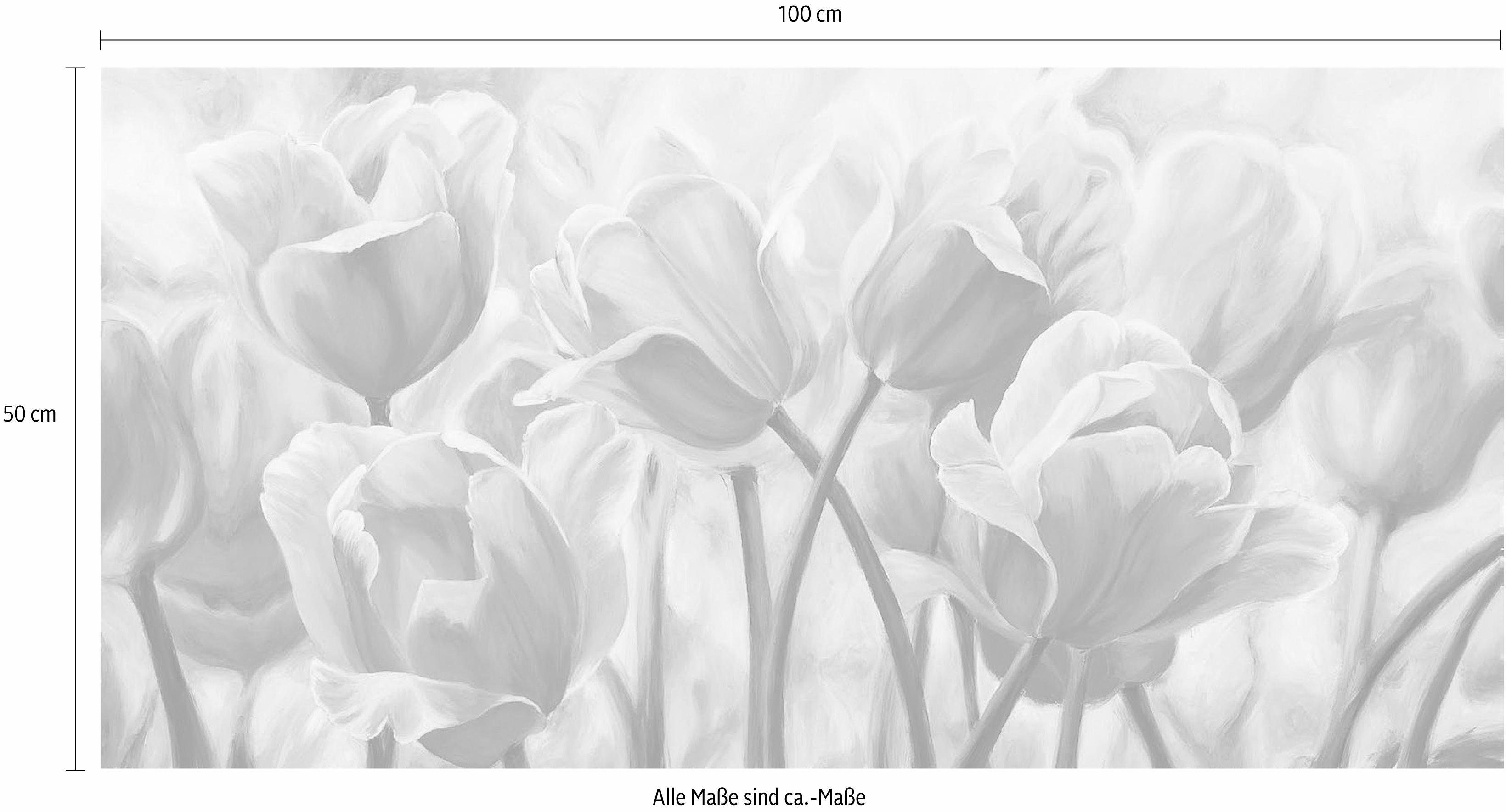 Home affaire Deco-Panel »CYNTHIA ANN / Tulips in Wonderland«, 100/50 cm-Otto