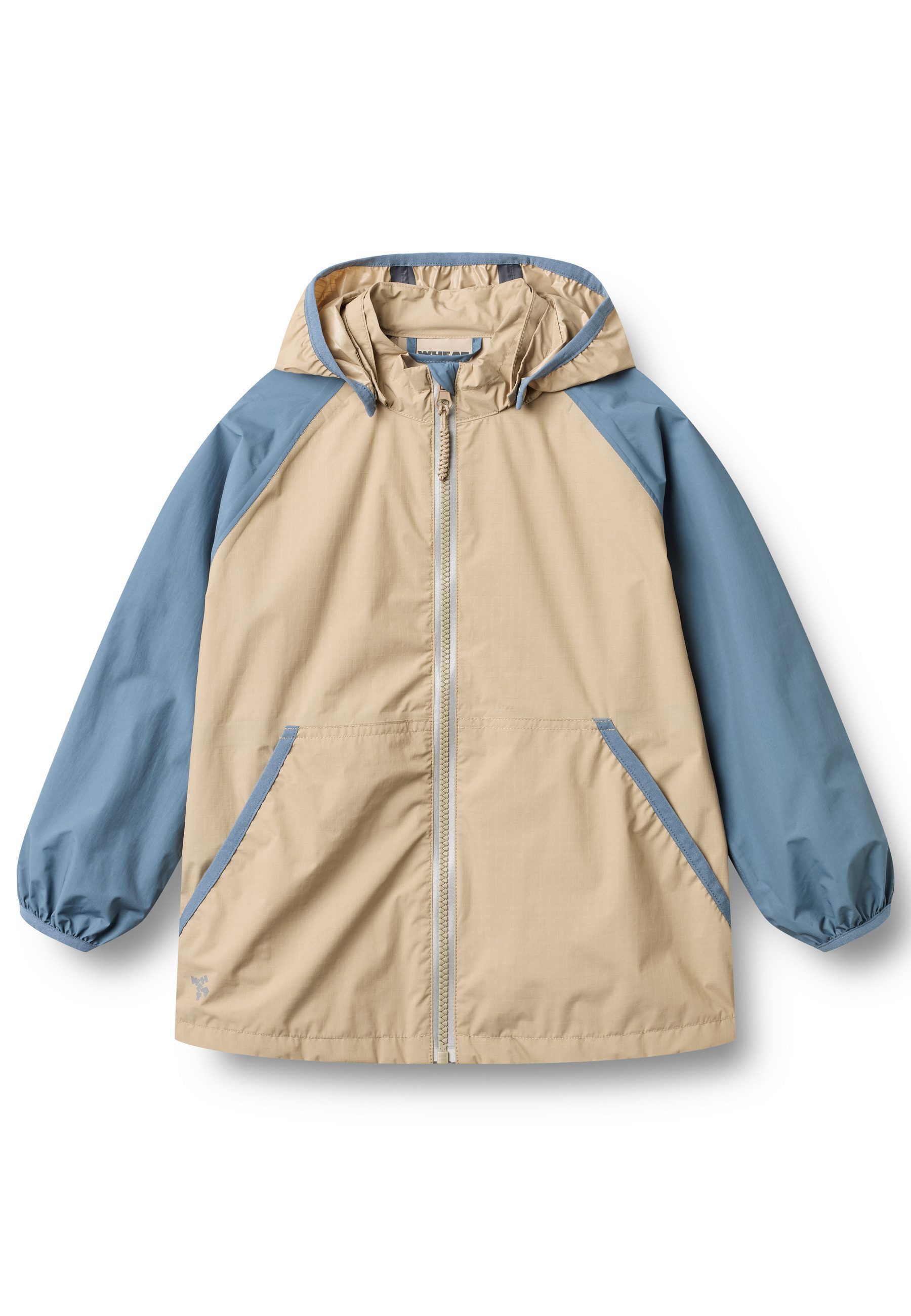 WHEAT Outdoorjacke WHEAT Lightweight Shell Jacket Himmel (1-St) reflektierend