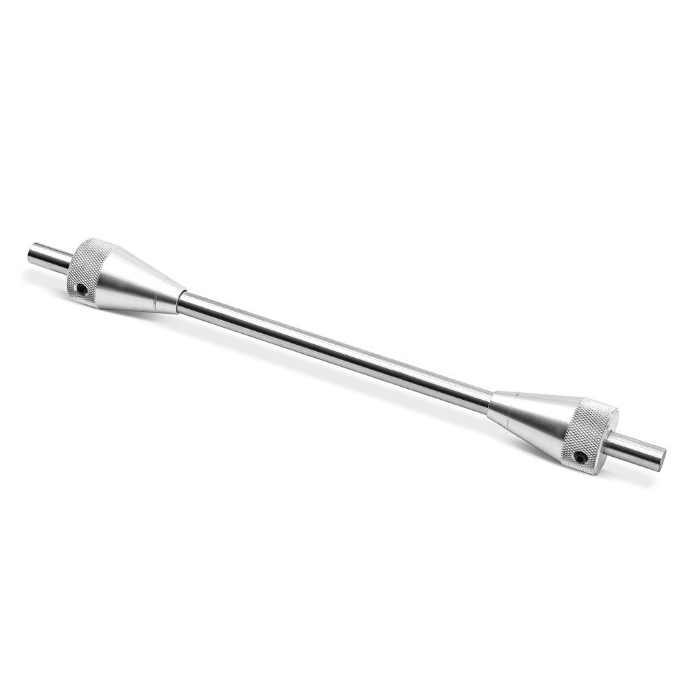 ConStands Reifenmontierhilfe Motorrad Auswuchtachse 19mm mit Klemmkonen / Konus für Wuchtbock Achse