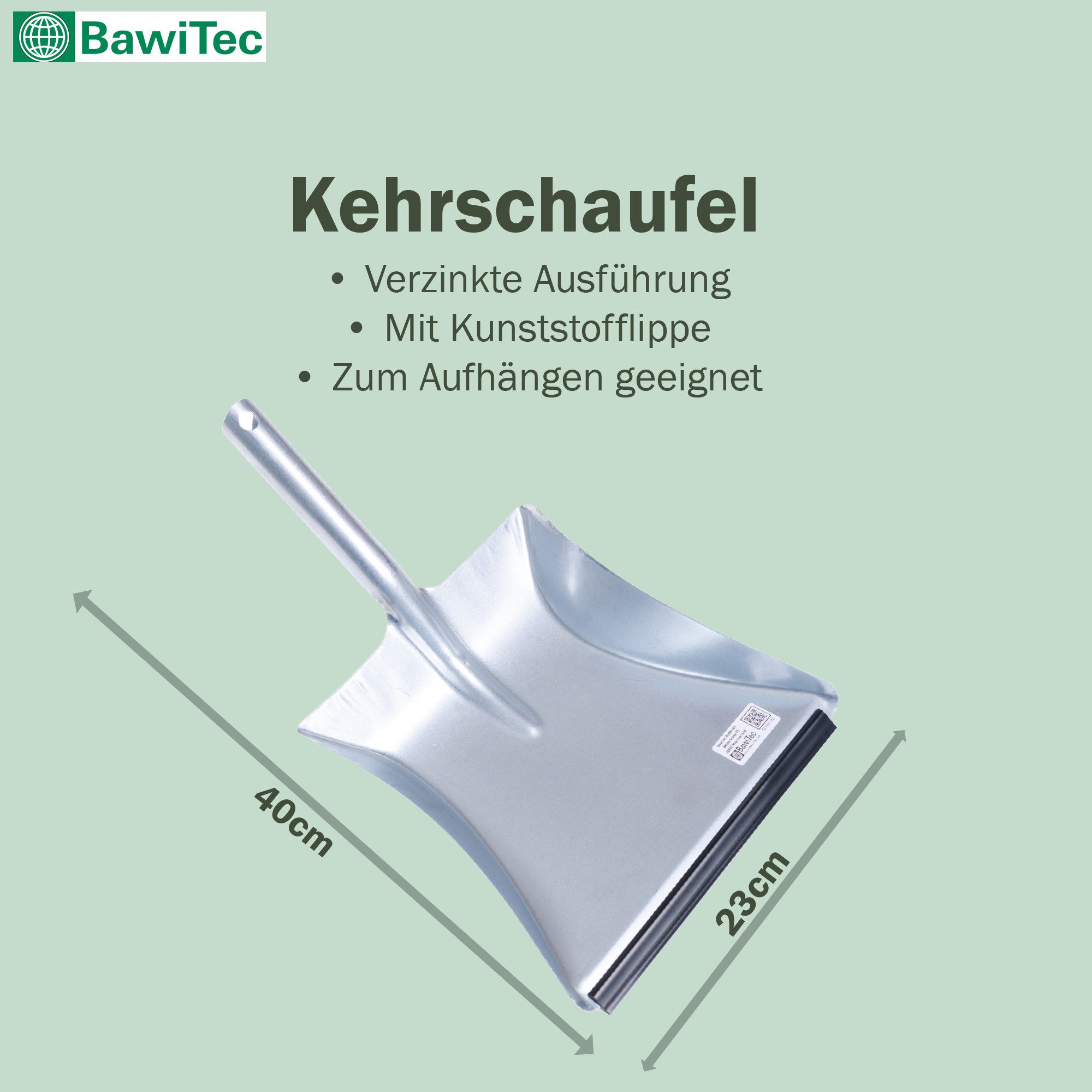 BawiTec Kehrgarnitur Echt Rosshaar Kehrset 4-teilig mit Teleskopstiel und Kehrschaufel, glatte Böden, (Komplett-Set, 4-tlg), Echt-Rosshaar-Borsten – Bild 5 von 5