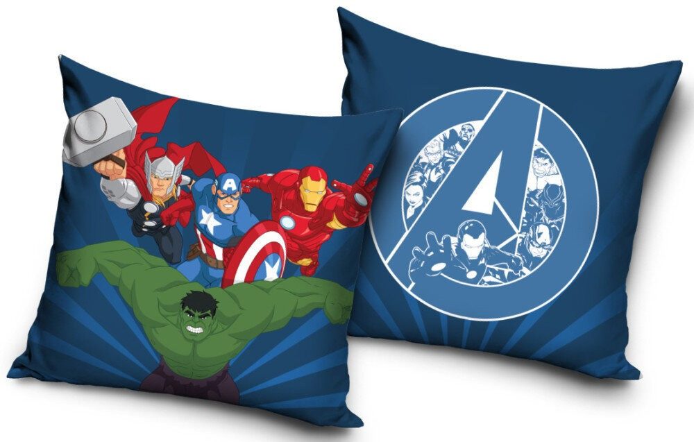 Carbotex Kissenbezüge Avengers Velours Kissenbezug 40x40 cm