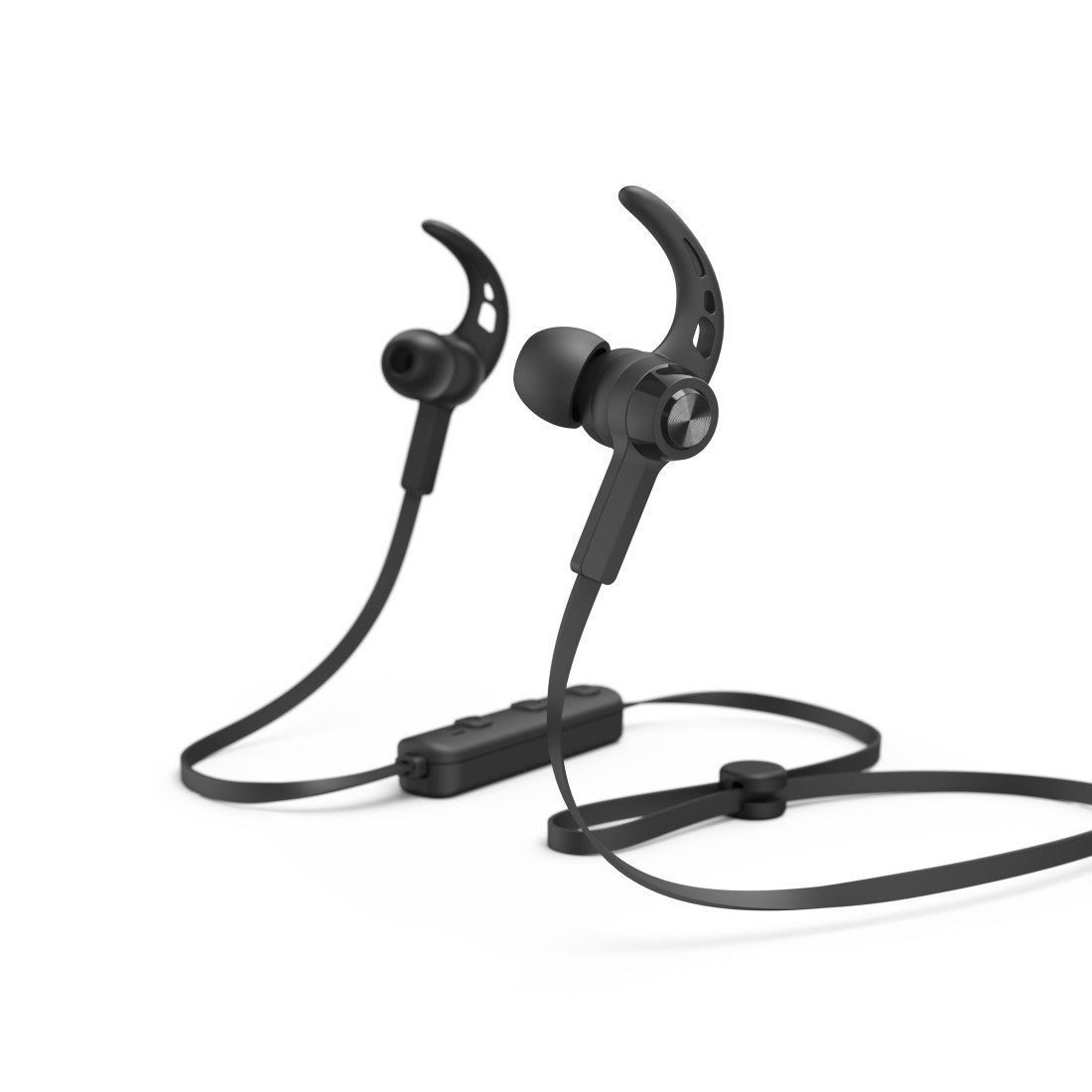 Hama Bluetooth Kopfhörer "Freedom Run II" (In-Ear, Mikrofon, Ear-Hook) Bluetooth-Kopfhörer (Google Assistant, Siri)