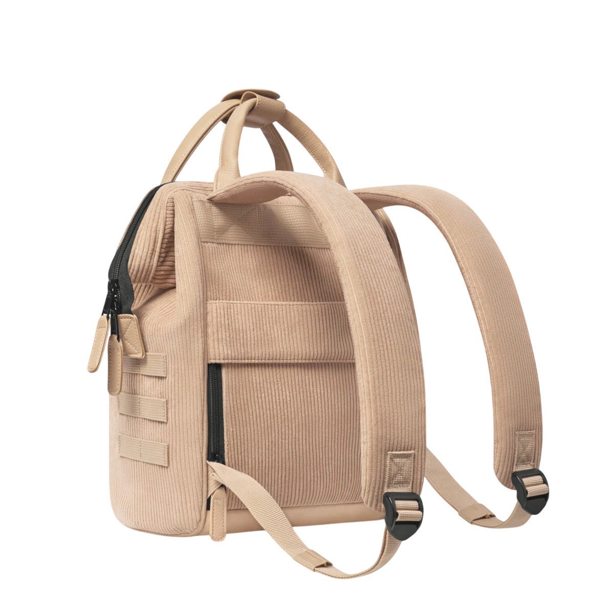CABAIA Rucksack Luxor (Set, 3-tlg., inkl. 2 auswechselbaren Vordertaschen), Tagesrucksack mit austauschbaren Vordertaschen