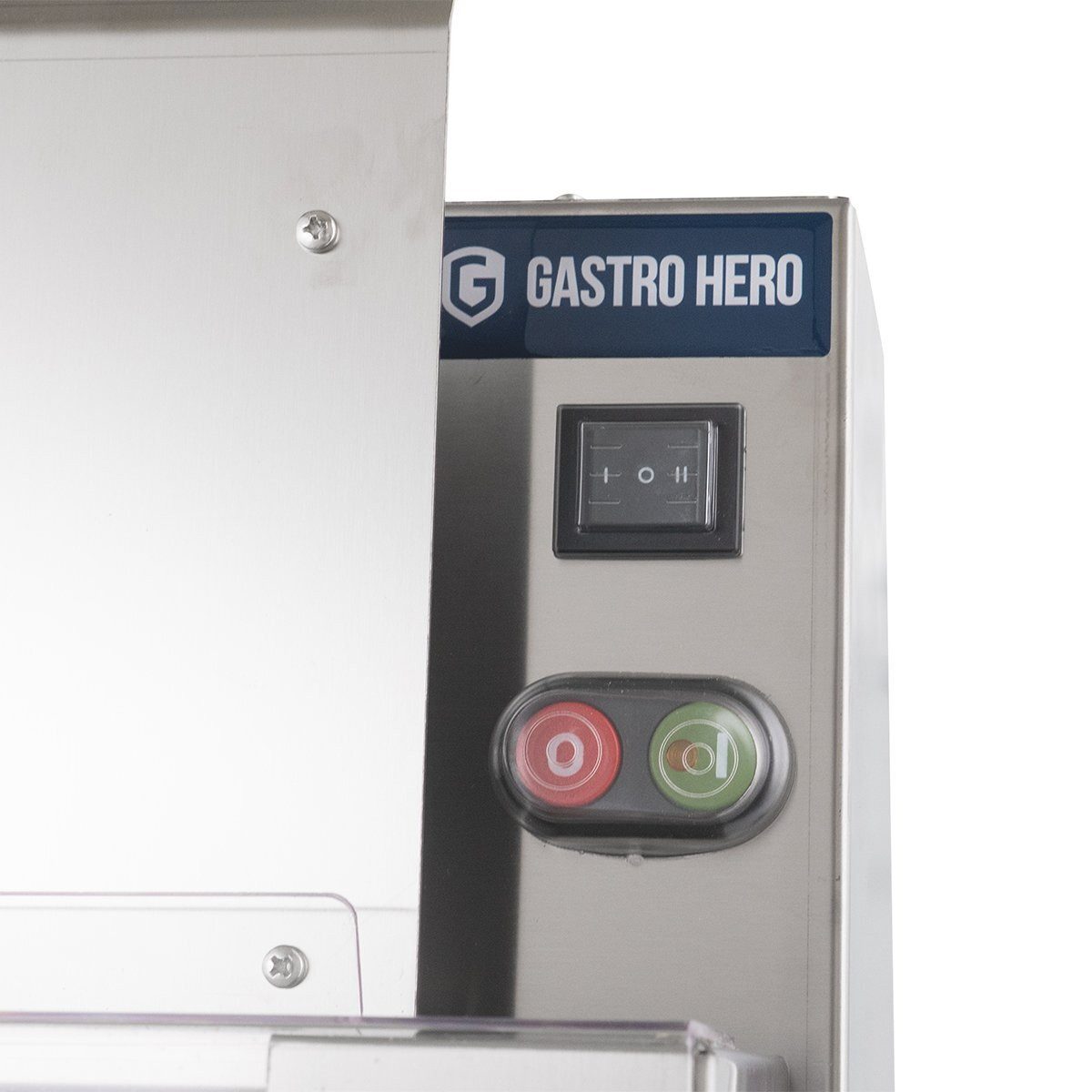 GastroHero Nudelmaschine Teigausrollmaschine Fußpedal für Teiglinge bis 40 cm, 370 W