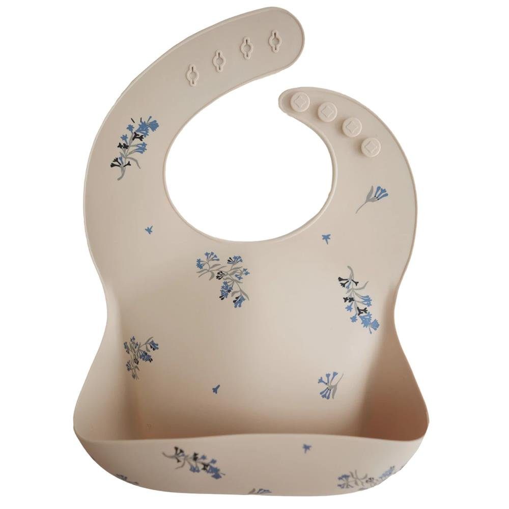 Mushie Lilac BPA-frei aus Babylätzchen Silikon Flowers, Lätzchen Kleckerlatz