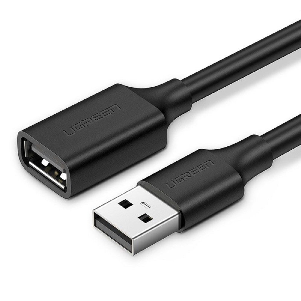 UGREEN »1m Kabel Verlängerungsadapter USB 2.0 (weiblich) - USB 2.0  (männlich) Kabel für Computer, Smartphones USB-Adapter schwarz« USB-Kabel