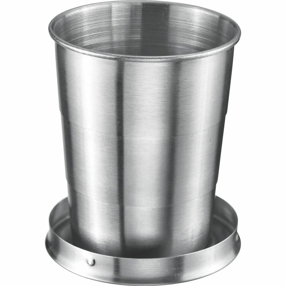 WESTMARK Becher Revivo – praktische Camping-Tasse Outdoor, heiße & kalte Getränke, Rostfreier Edelstahl 18/8