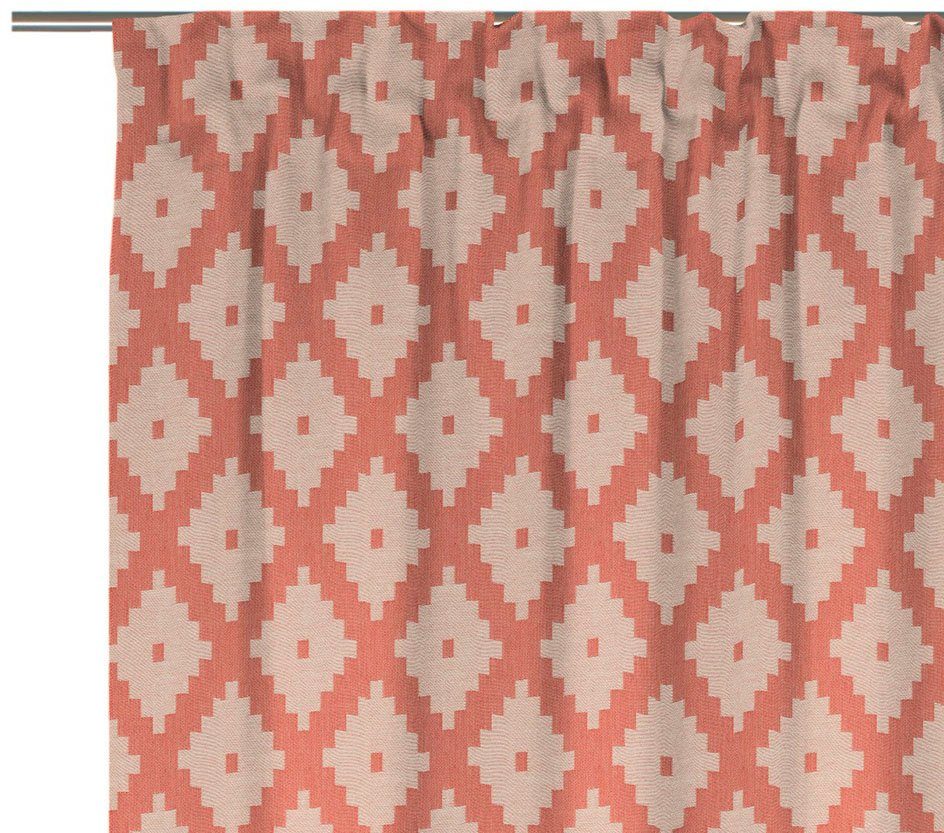 blickdicht, Jacquard, orange (1 Multifunktionsband Vorhang Maroccan nachhaltig Adam, Bio-Baumwolle aus light, Shiraz St),