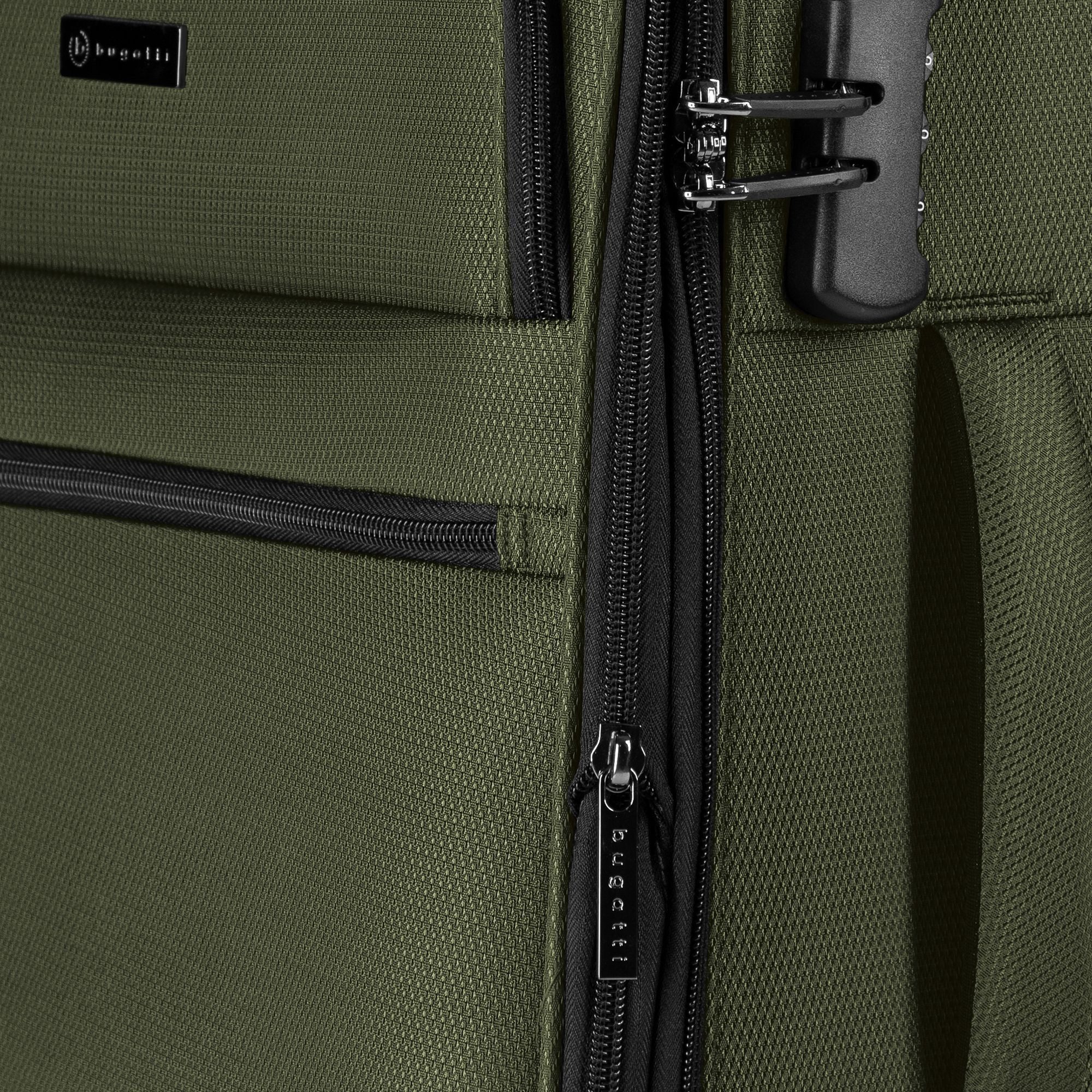 bugatti Handgepäck-Trolley Valencia Soft, 4 Rollen, Polyester