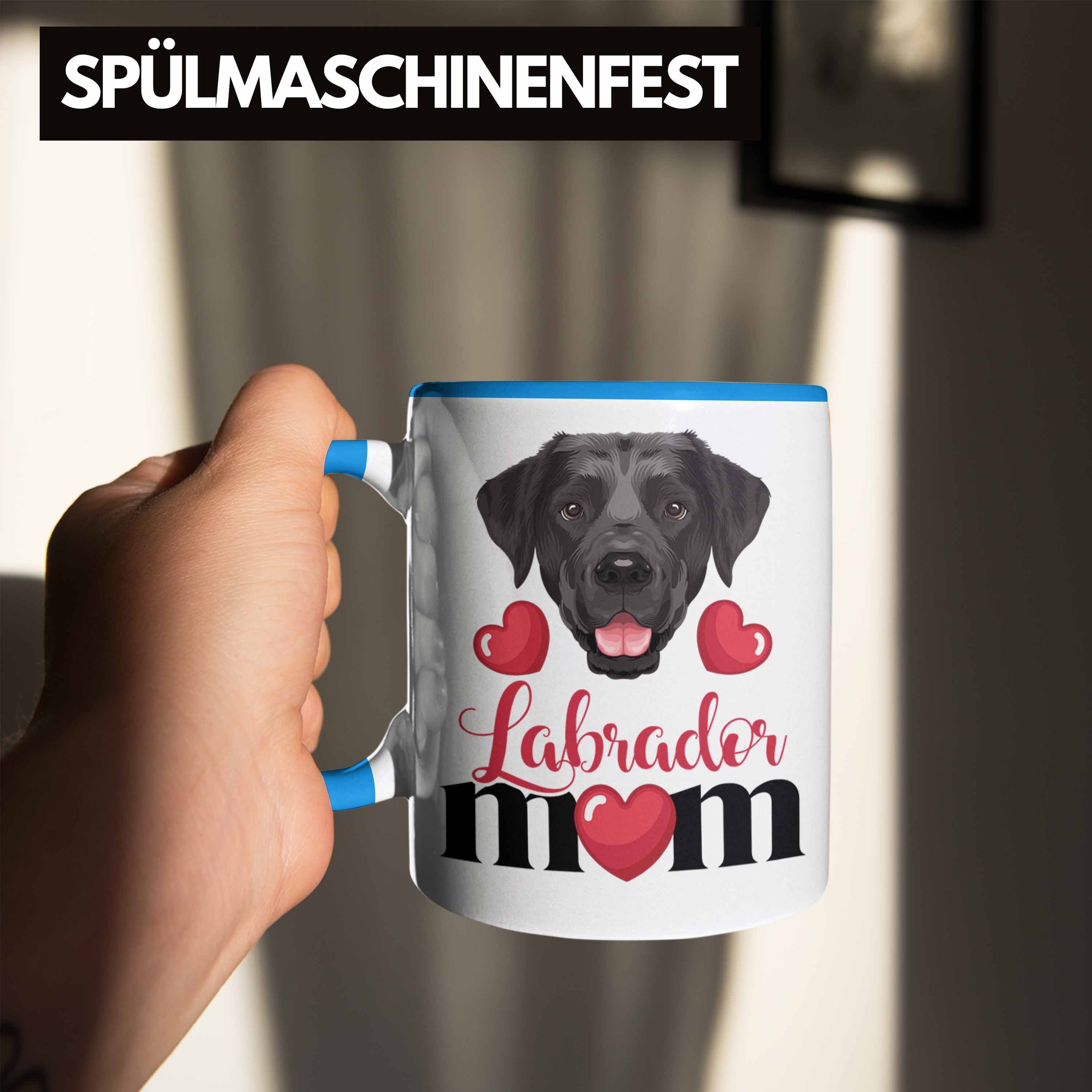 Besitzer Geschenkidee Geschenk Spruch Mom Tasse Blau Trendation Mama Lustiger Tasse Labrador