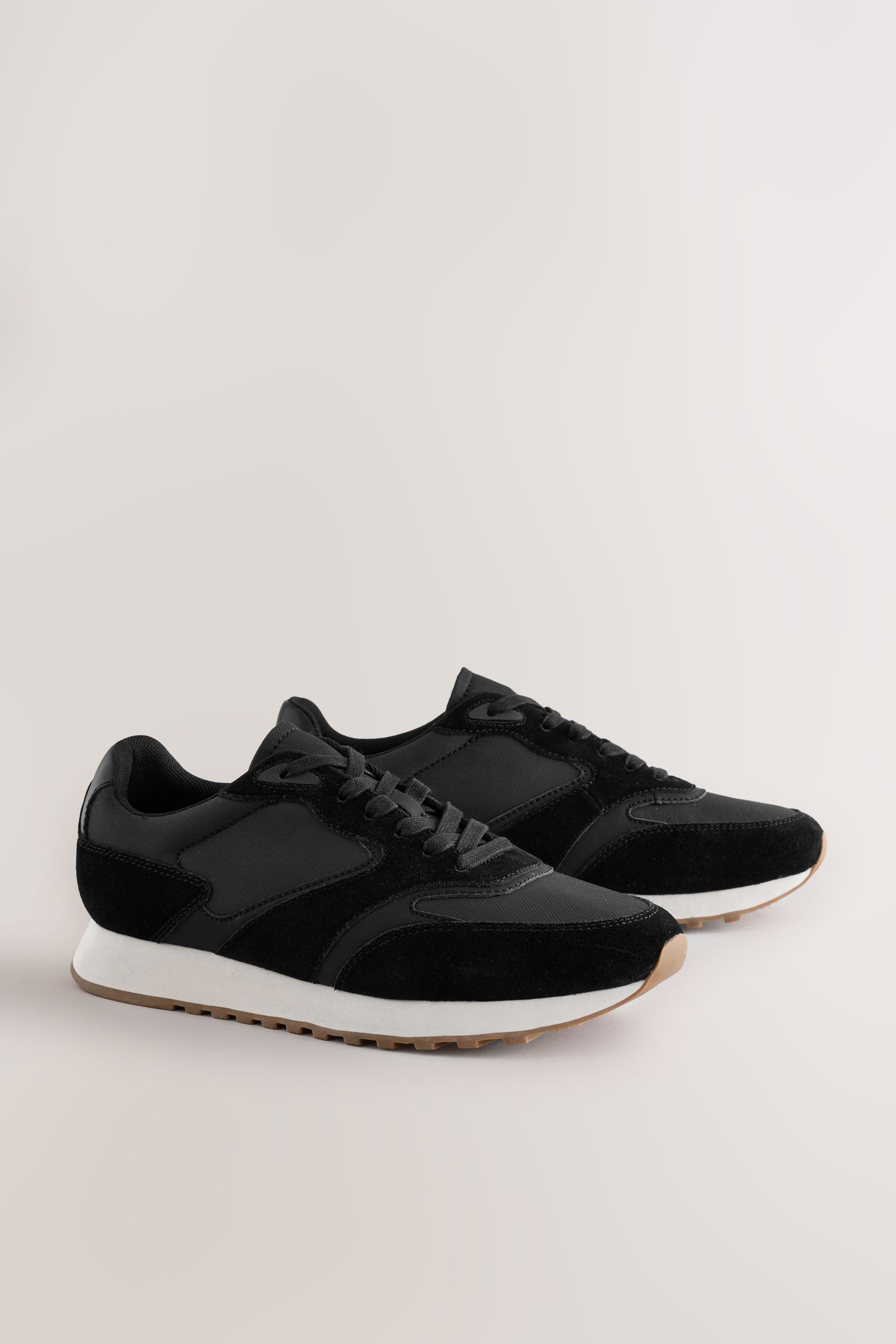 Next Lässig-elegante Laufsneaker mit Velourslederbesatz Sneaker günstig online kaufen