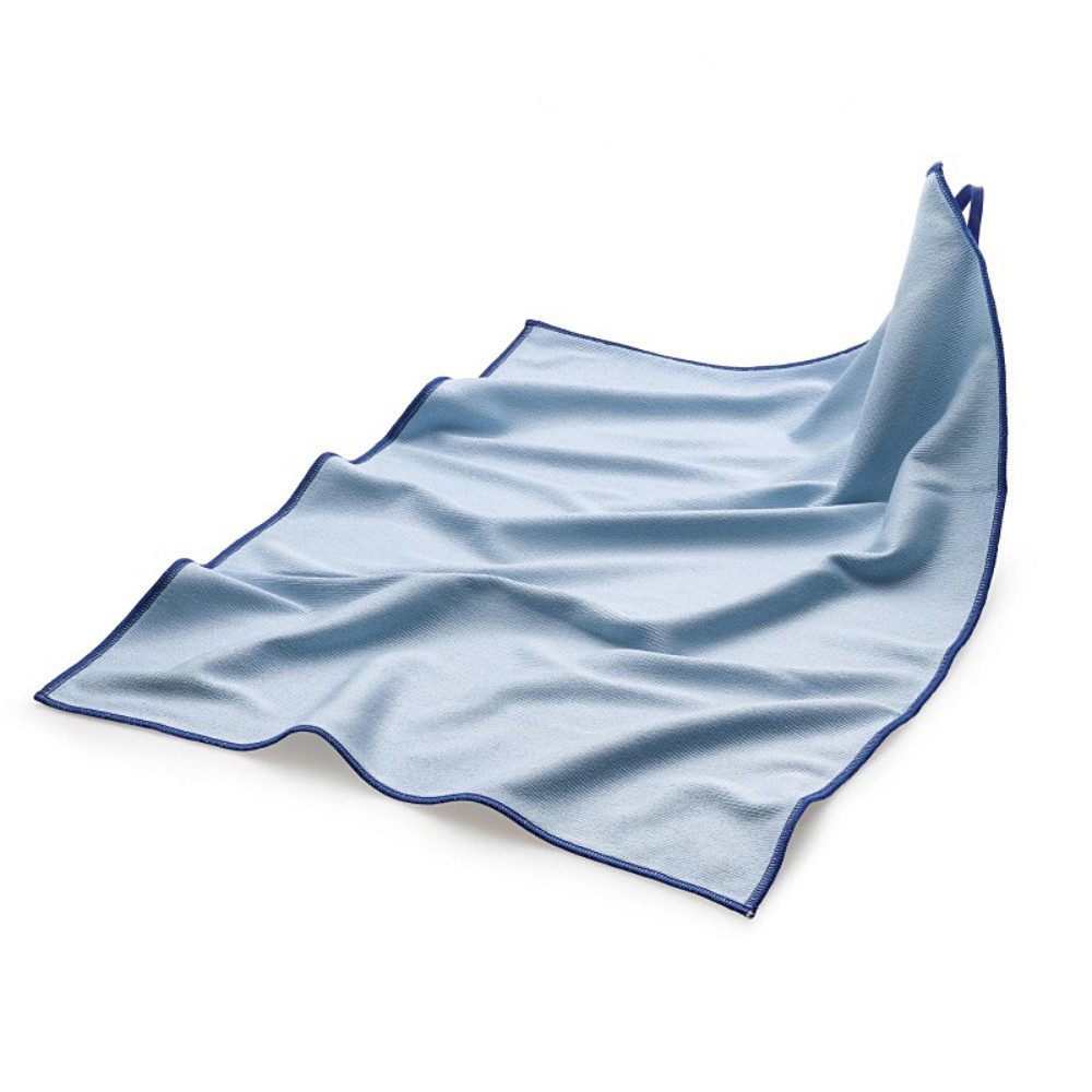 SAUGAUF Set Polier- & Geschirrtücher Mega Glanz auf jedem Glas in 4 Farben Mikrofasertuch (1 SET Tücher mit den Farben Grün, Blau, Grau, Weiß, 1-tlg., 1 SET Tüc – Bild 5 von 5