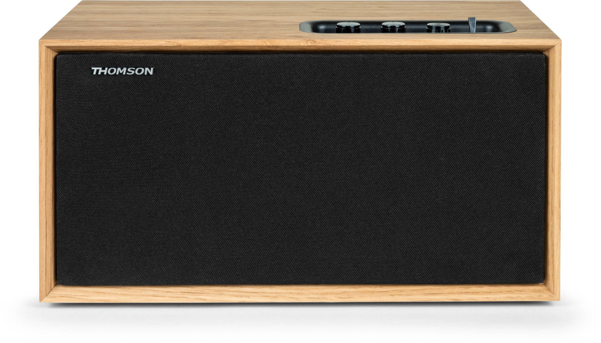 Thomson Bluetooth Regallautsprecher Cosy Range WS502 Holz braun TH388381 Regal-Lautsprecher