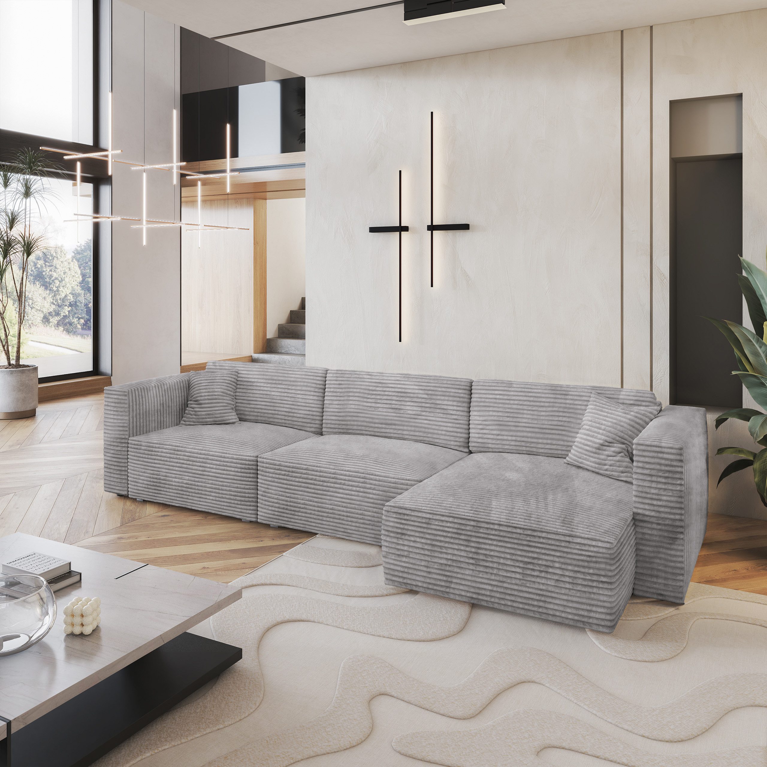 Masseno Ecksofa TOLMO mit Schlaffunktion L-Form, günstig online kaufen