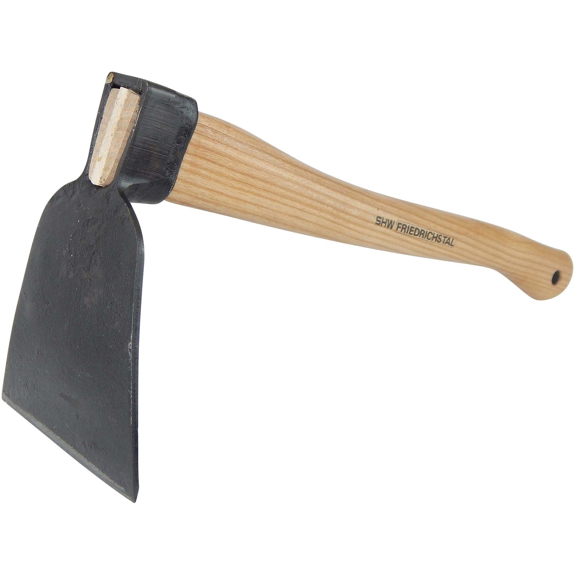 Gartenhacke SHW Harzer Kronenhacke mit Eschen-Kuhfuß-Stiel 45 cm