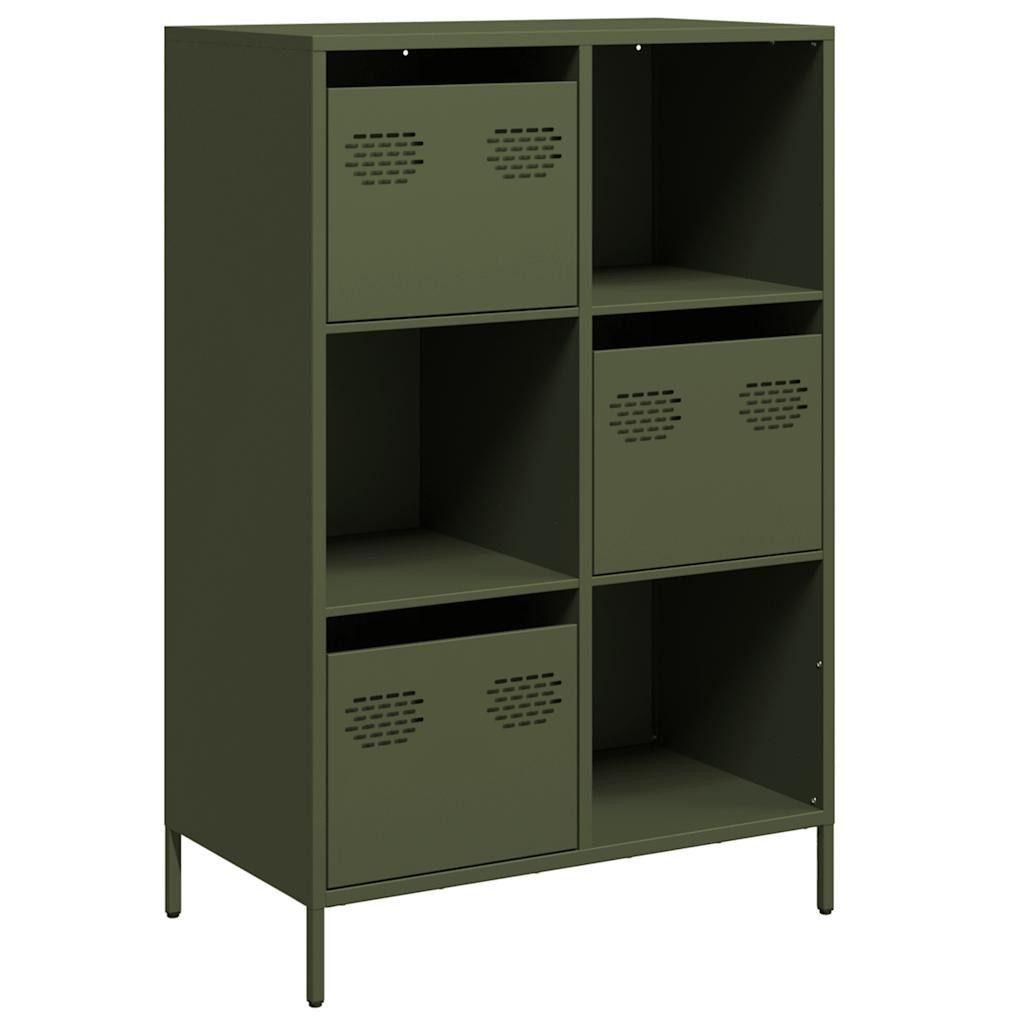 vidaXL Highboard Highboard Olivgrün 68x39x103,5 cm günstig online kaufen