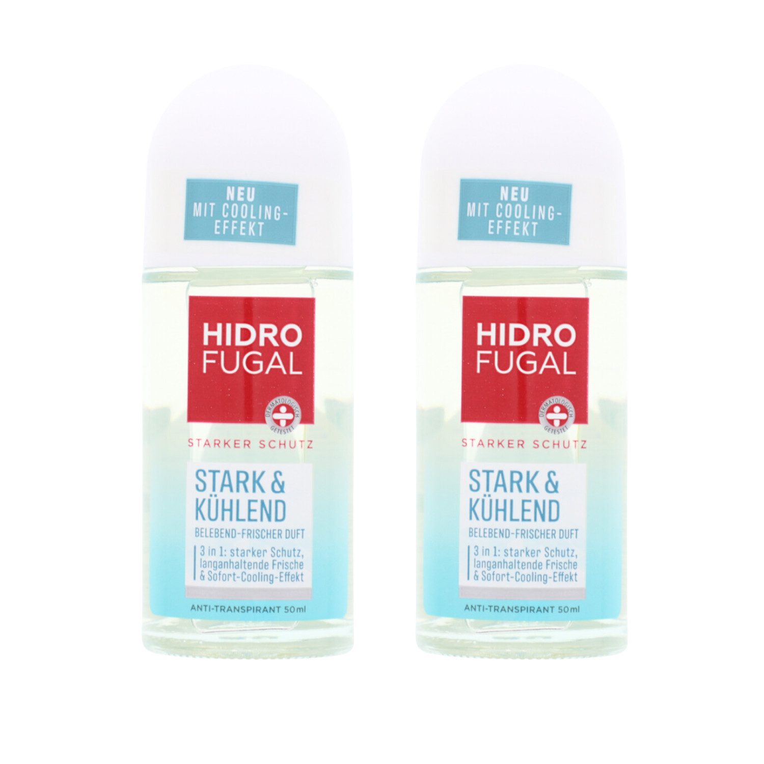 Bodyspray 2 x Hidrofugal Deo Stark + Kühlend Roll On Anti Transpirant Cooling Ef