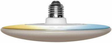 Ledvance LED Pendelleuchte SMARTEplus Tibea Deckenleuchte mit Bluetooth Mesh E27 Leuchtmittel, LED fest integriert, Warmweiß, App-Steuerung, Hängeleuchte