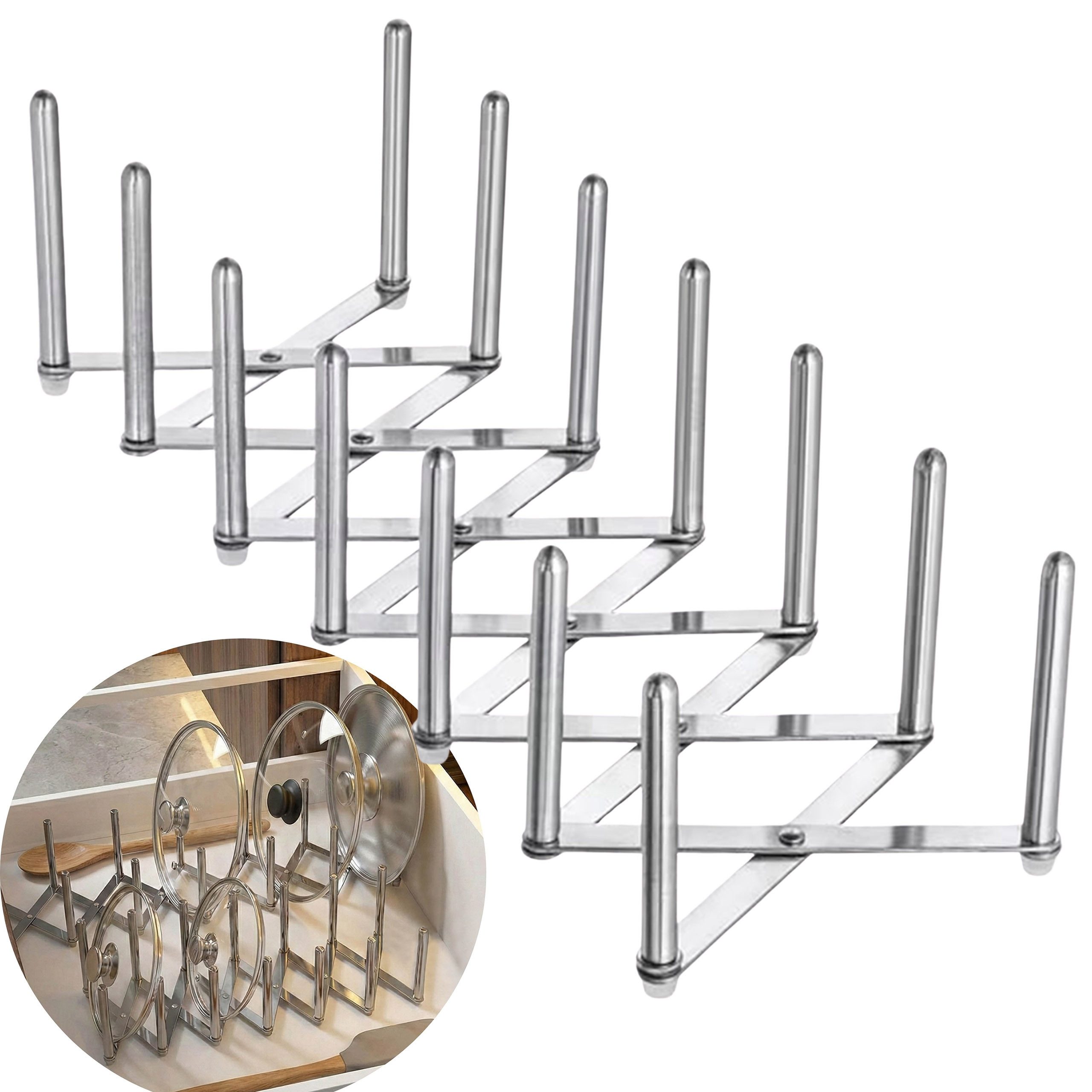IKEA Deckenhalter VARIERA Trennwand für Edelstahldeckel – Organizer von IKEA