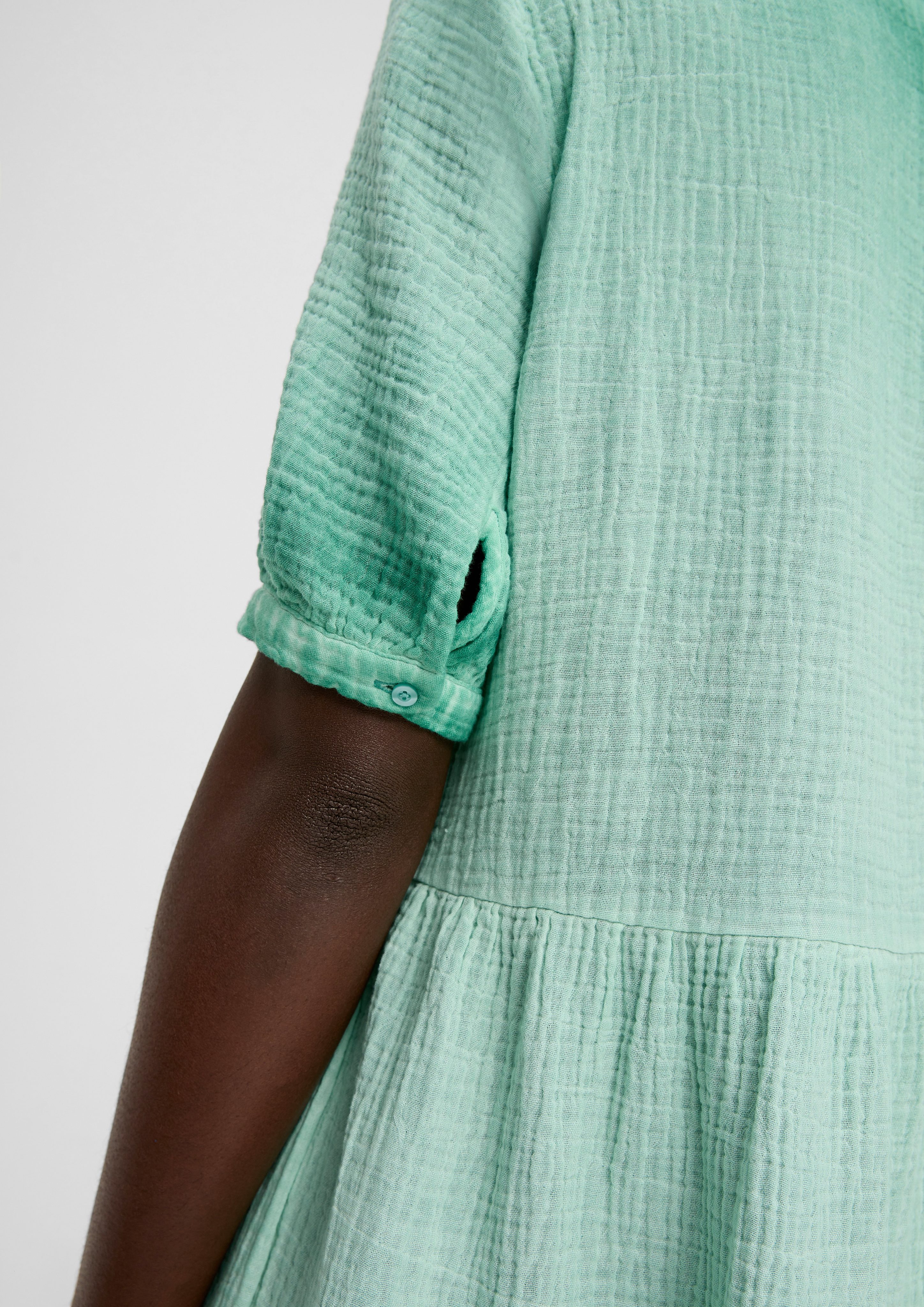 s.Oliver Minikleid Crinkle-Kleid mit Volants im günstig online kaufen