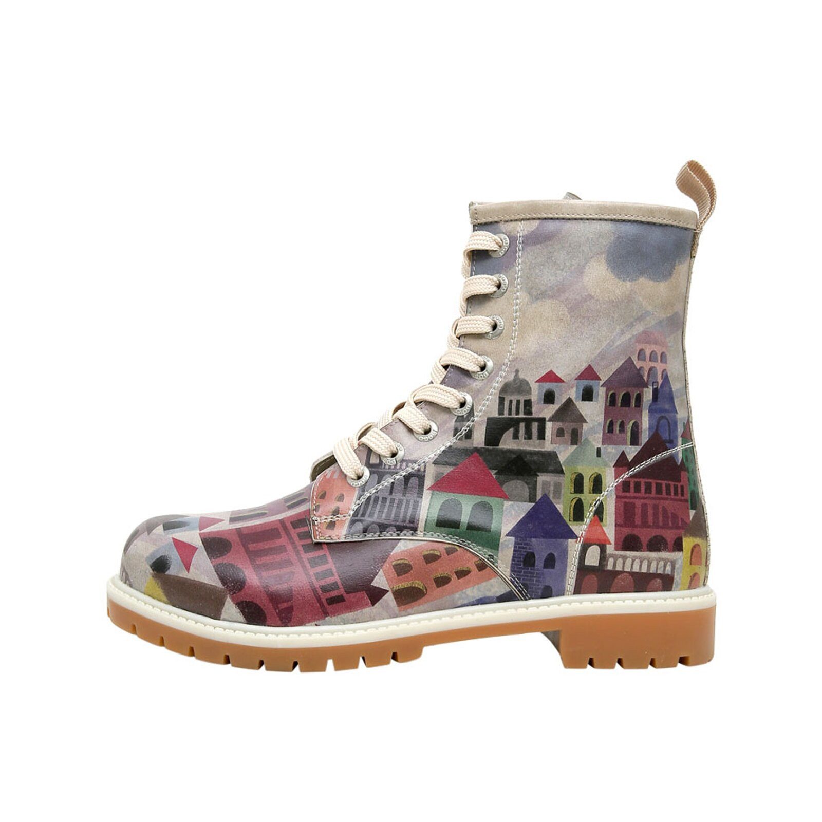 DOGO Long Boots Schnürstiefel The Unknown Land Damen Stiefeletten, Schnürbo günstig online kaufen