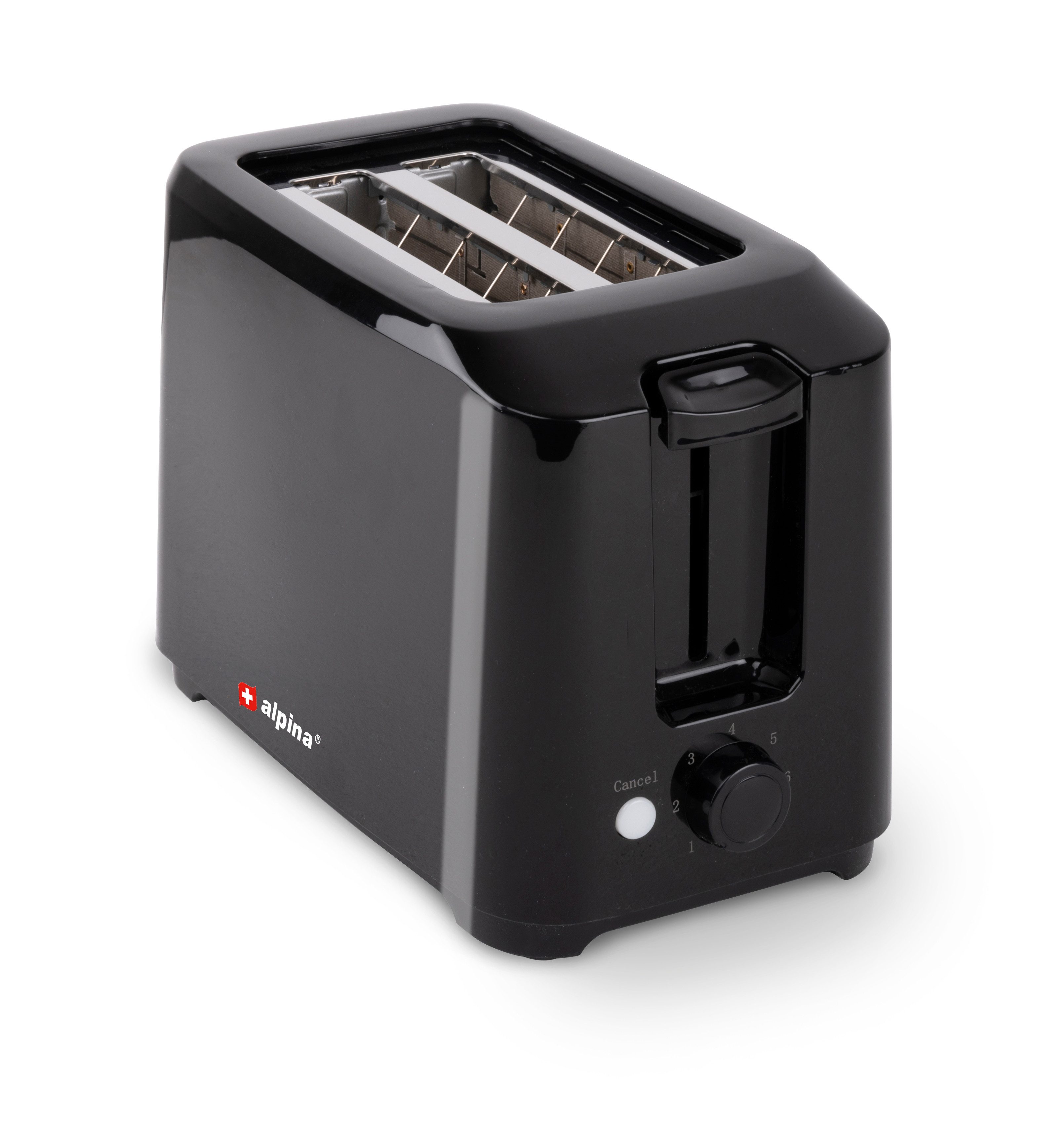 Alpina Brötchenröster alpina Toaster 700W Schwarz