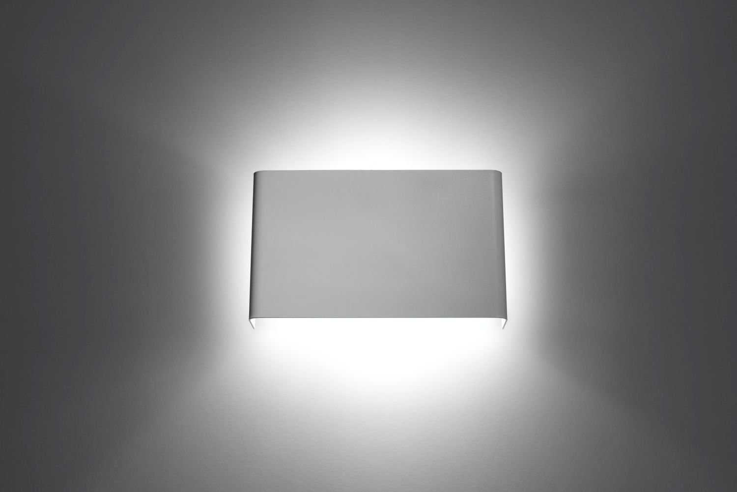 Beleuchtung wechselbar, Warmweiß, SPURIA, LED Wandlampe Licht-Erlebnisse Weiß Up G9 Wandleuchte Down Modern Metall