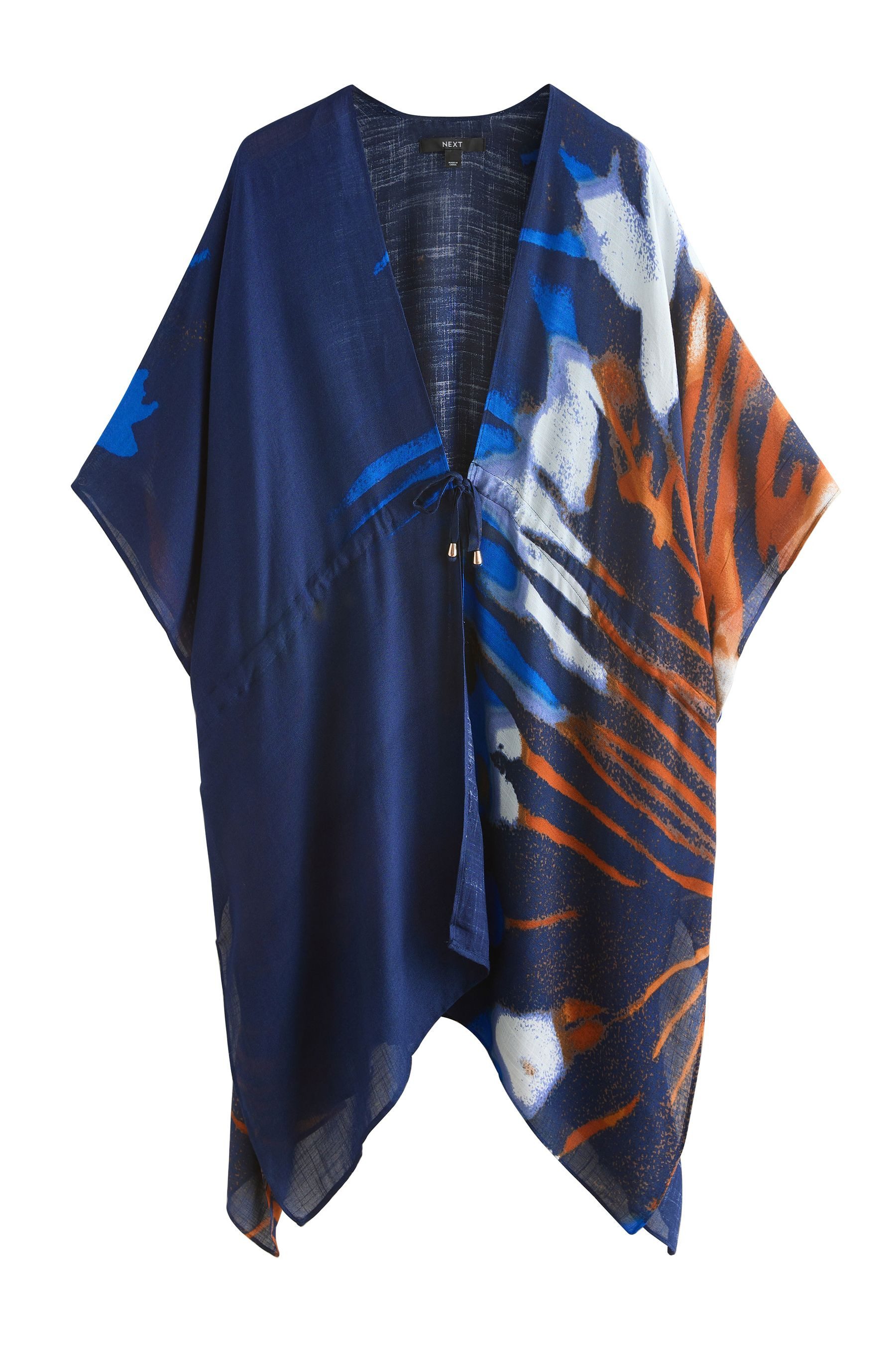 Next Kaftan Langer Kaftan mit Bindegürtel (1-tlg)