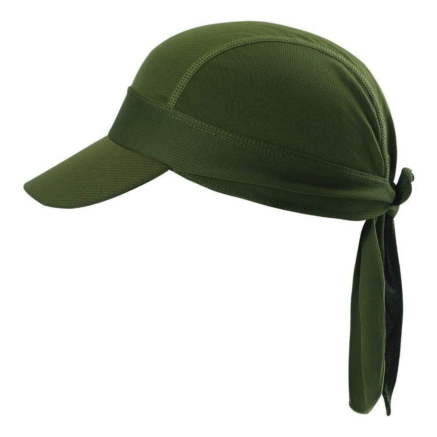 Baseball Cap Bandana Kopftuch Bikertuch Radsport UV Militärgrün Einheitsgröße